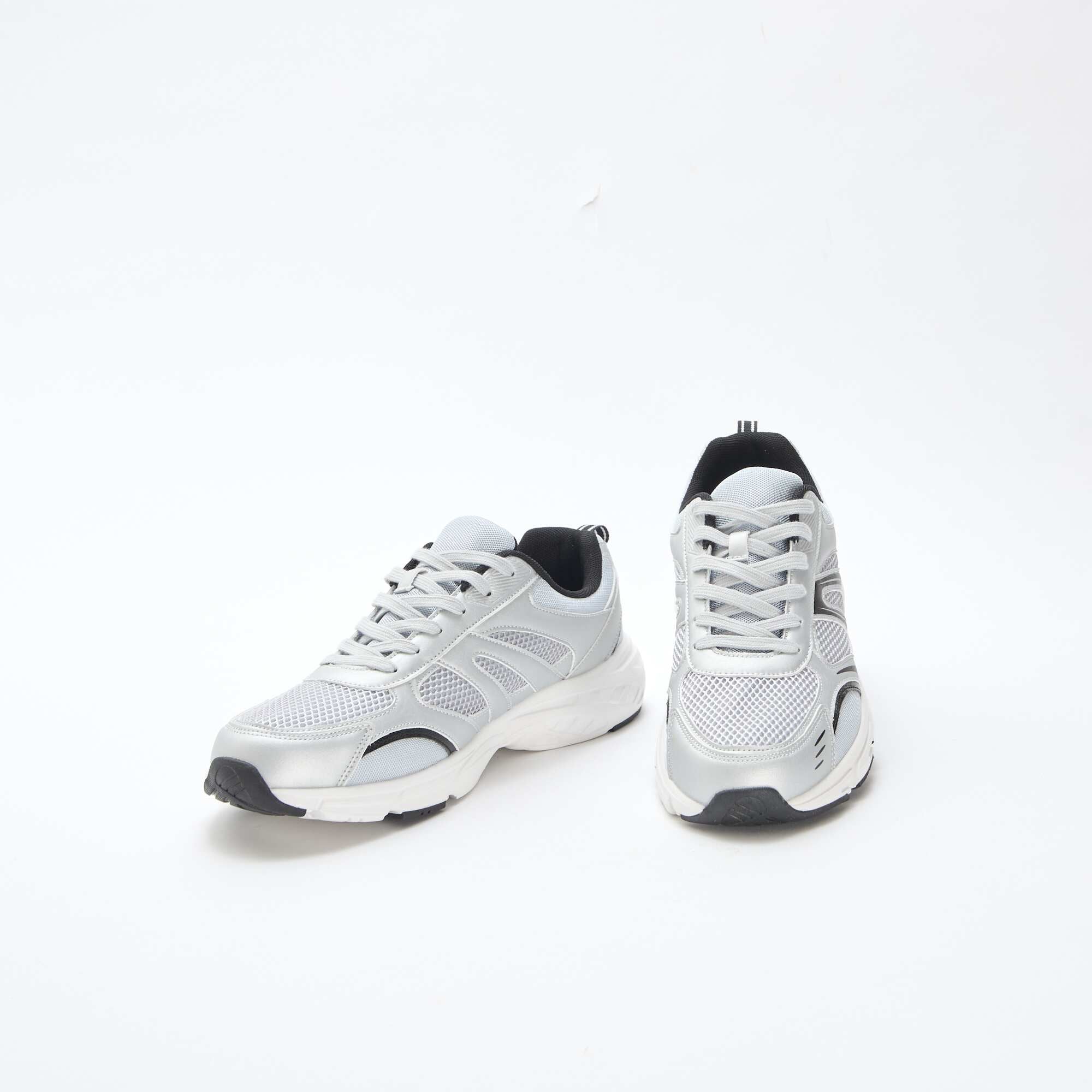 Low-Top Running Sneakers GREY - Image 5