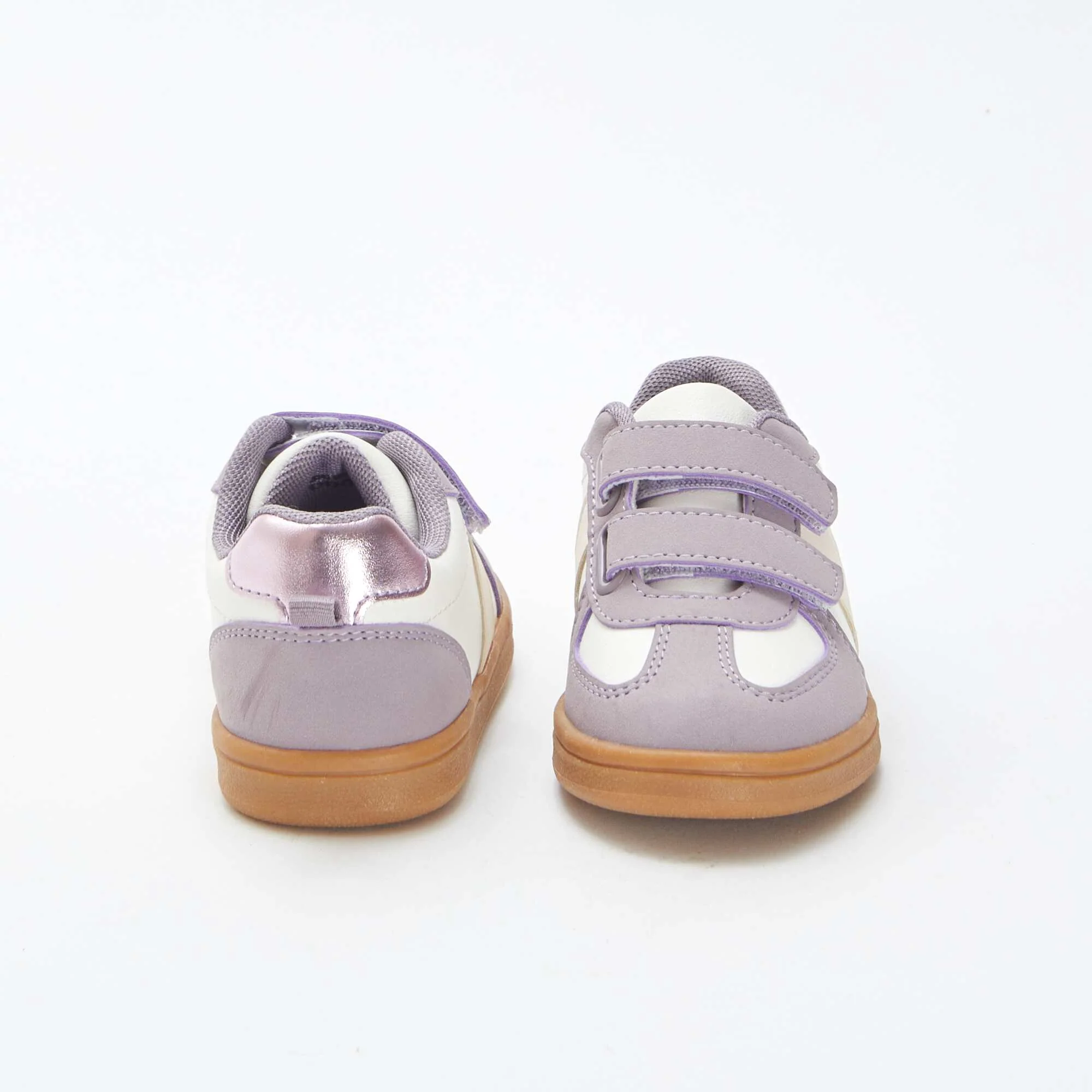Low-top Velcro trainers PURPLE - Image 3