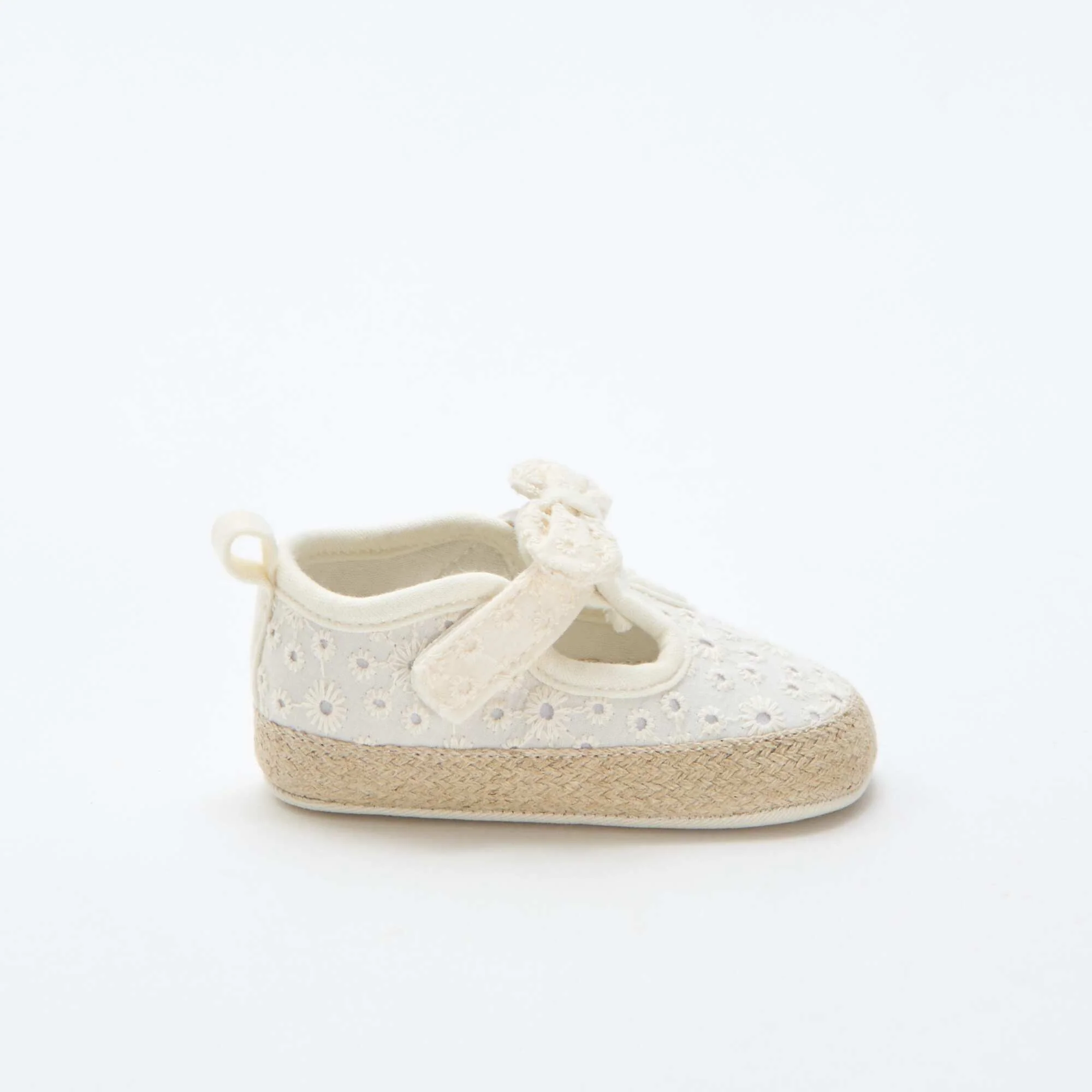 Macrame Canvas Shoes BEIGE - Image 2