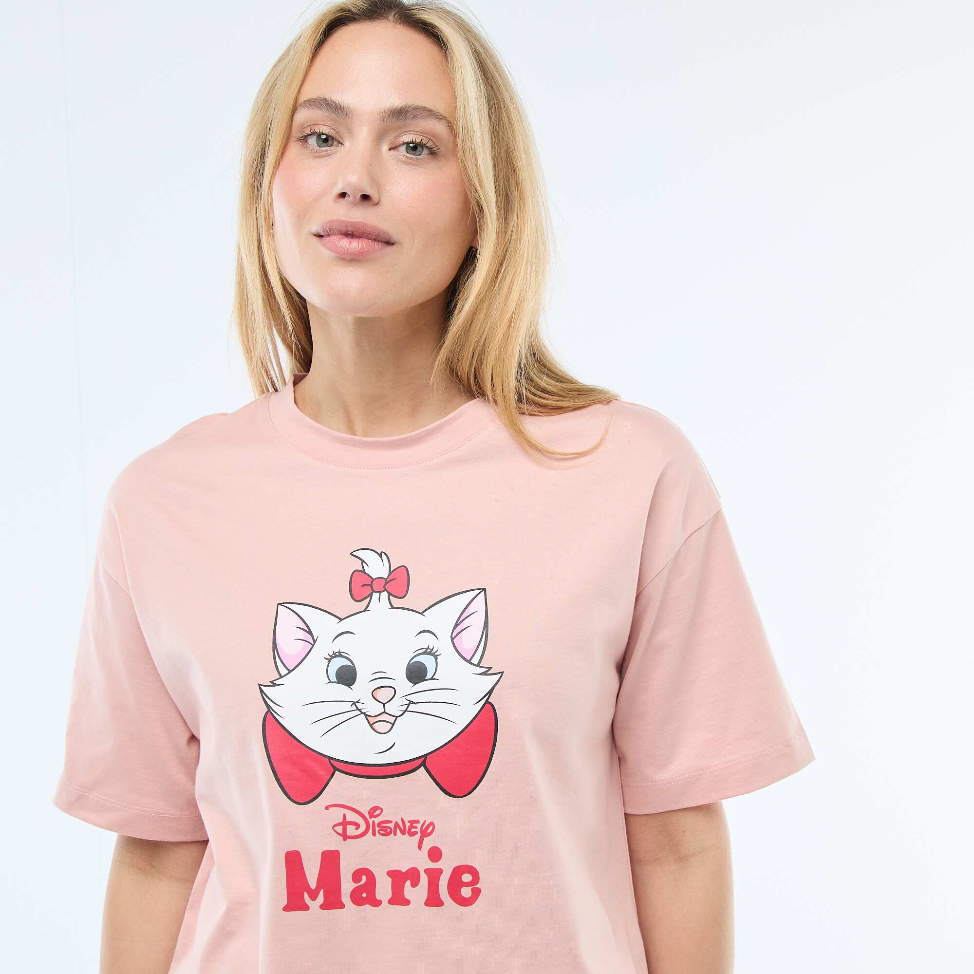 Marie Print 2-Piece Pajama Set PINK - Image 2