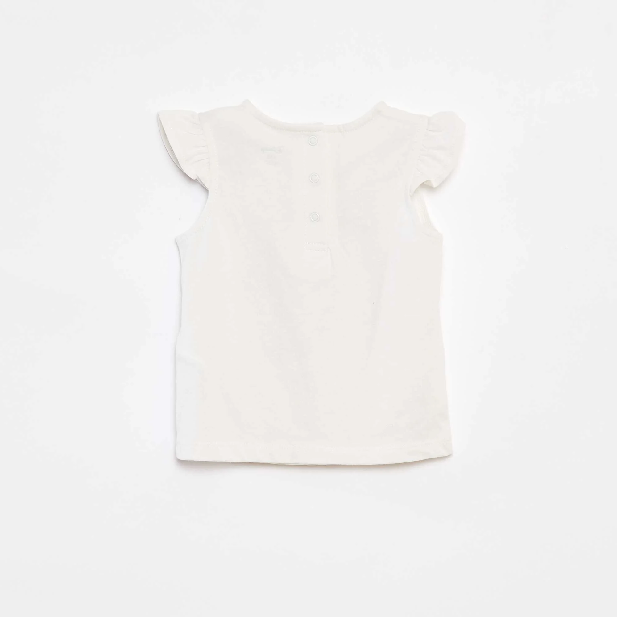 'Marie' printed shorts + vest top set WHITE - Image 5