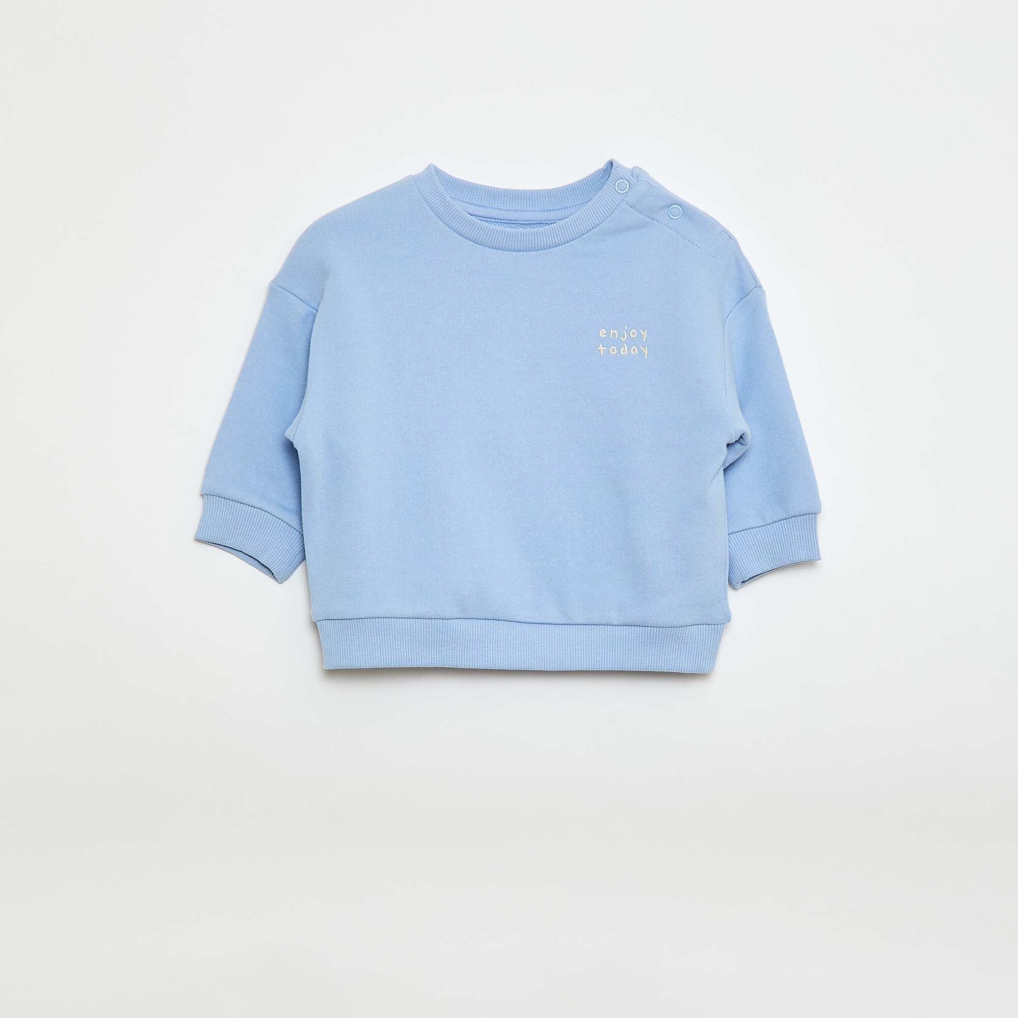 Marled French Terry Sweatshirt BLUE
