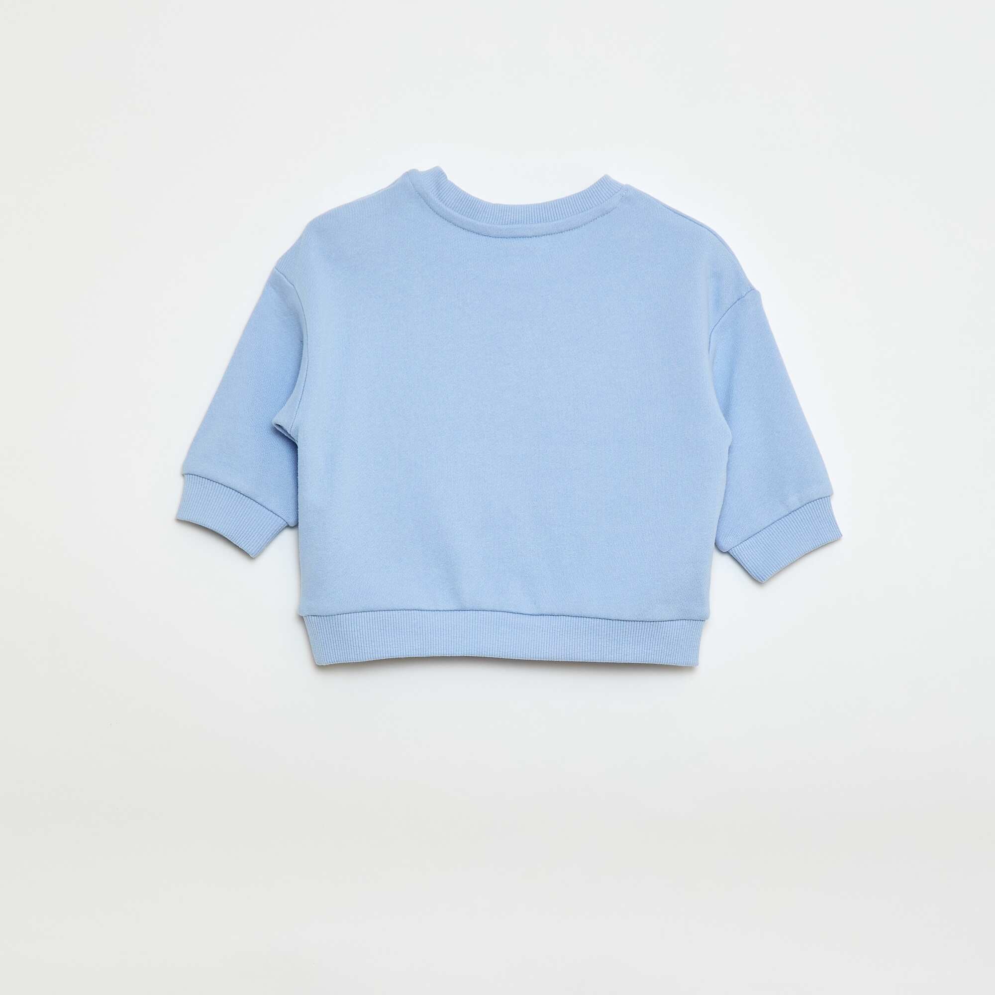 Marled French Terry Sweatshirt BLUE - Image 3