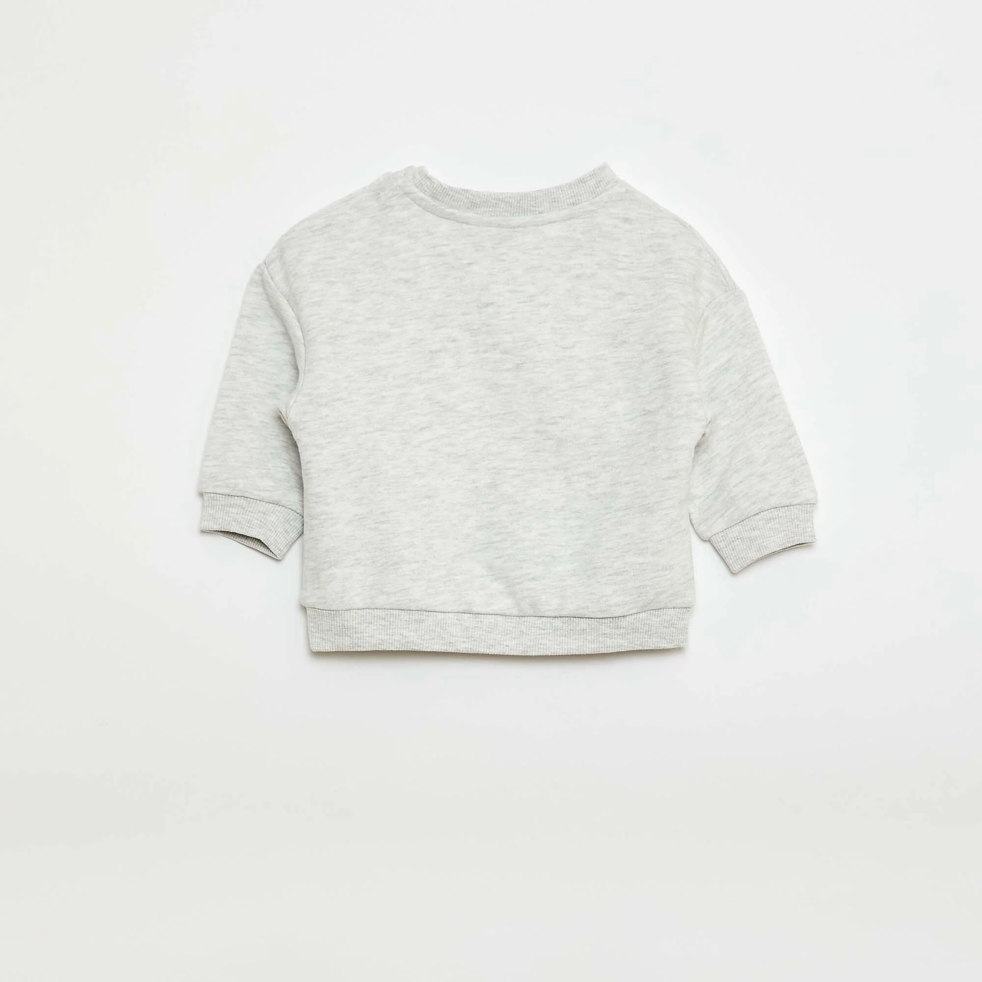 Marled French Terry Sweatshirt GREY - Image 3