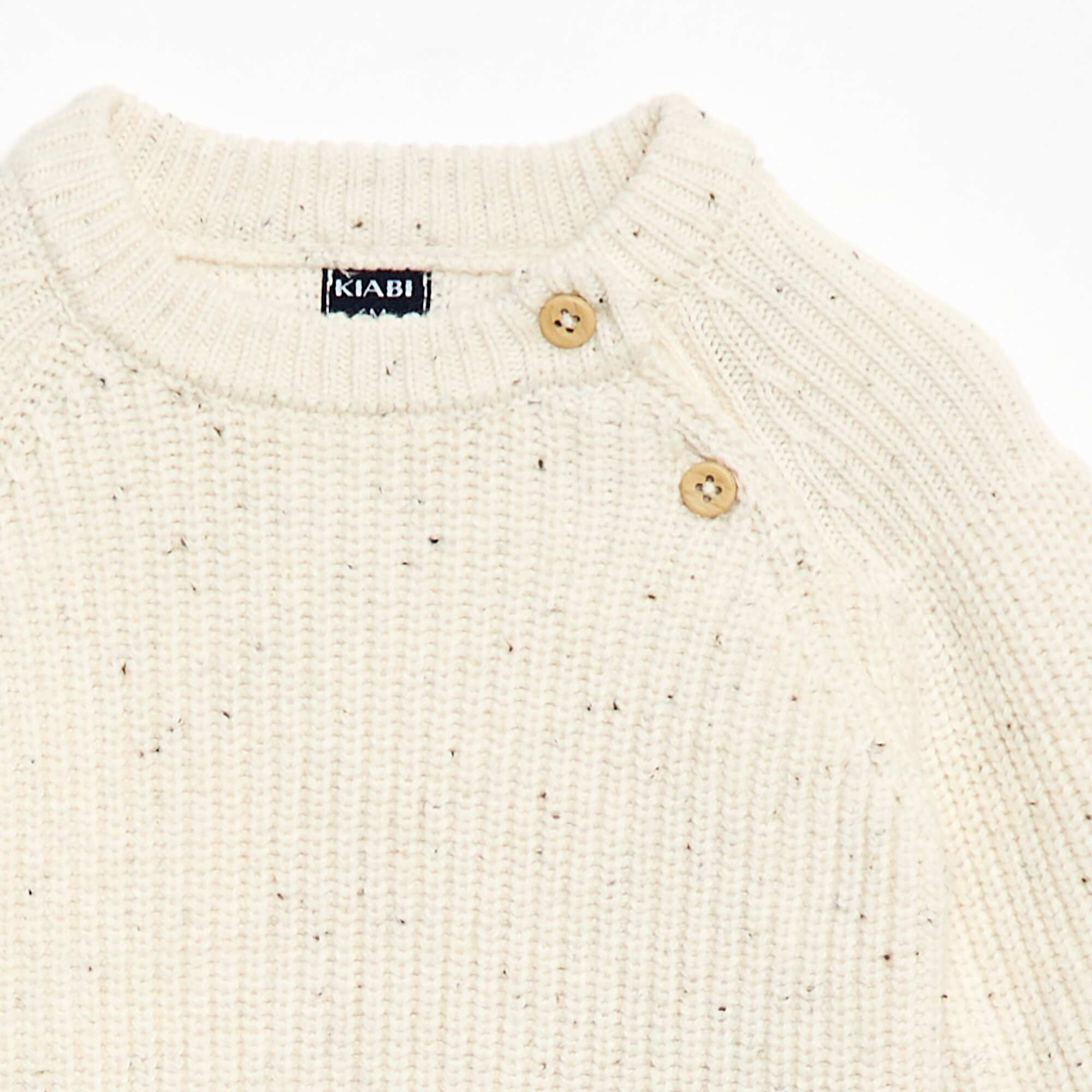 Marled Knit 2-Piece Set WHITE - Image 3