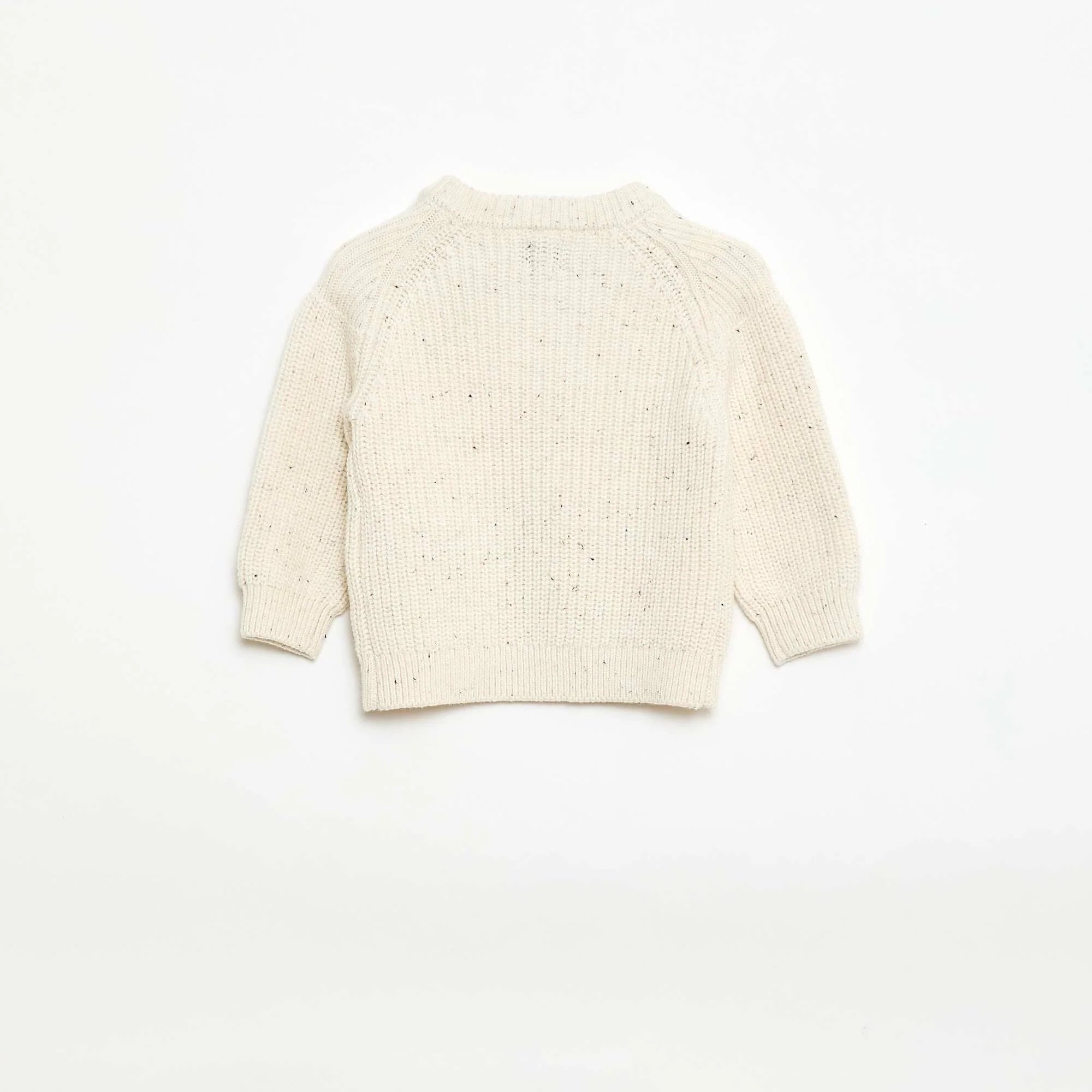 Marled Knit 2-Piece Set WHITE - Image 4