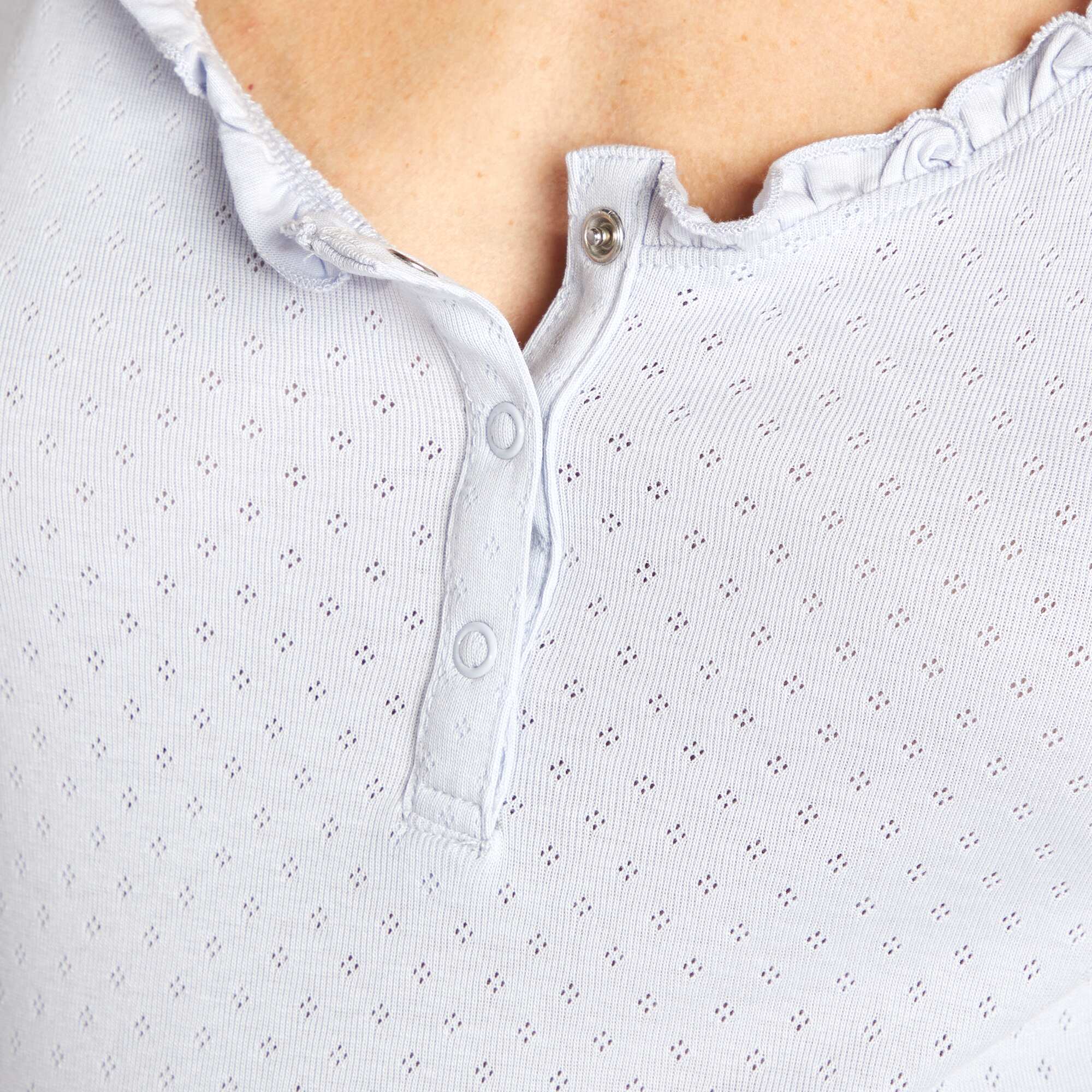 Maternity pyjama set - 2-piece set BLUE - Image 4