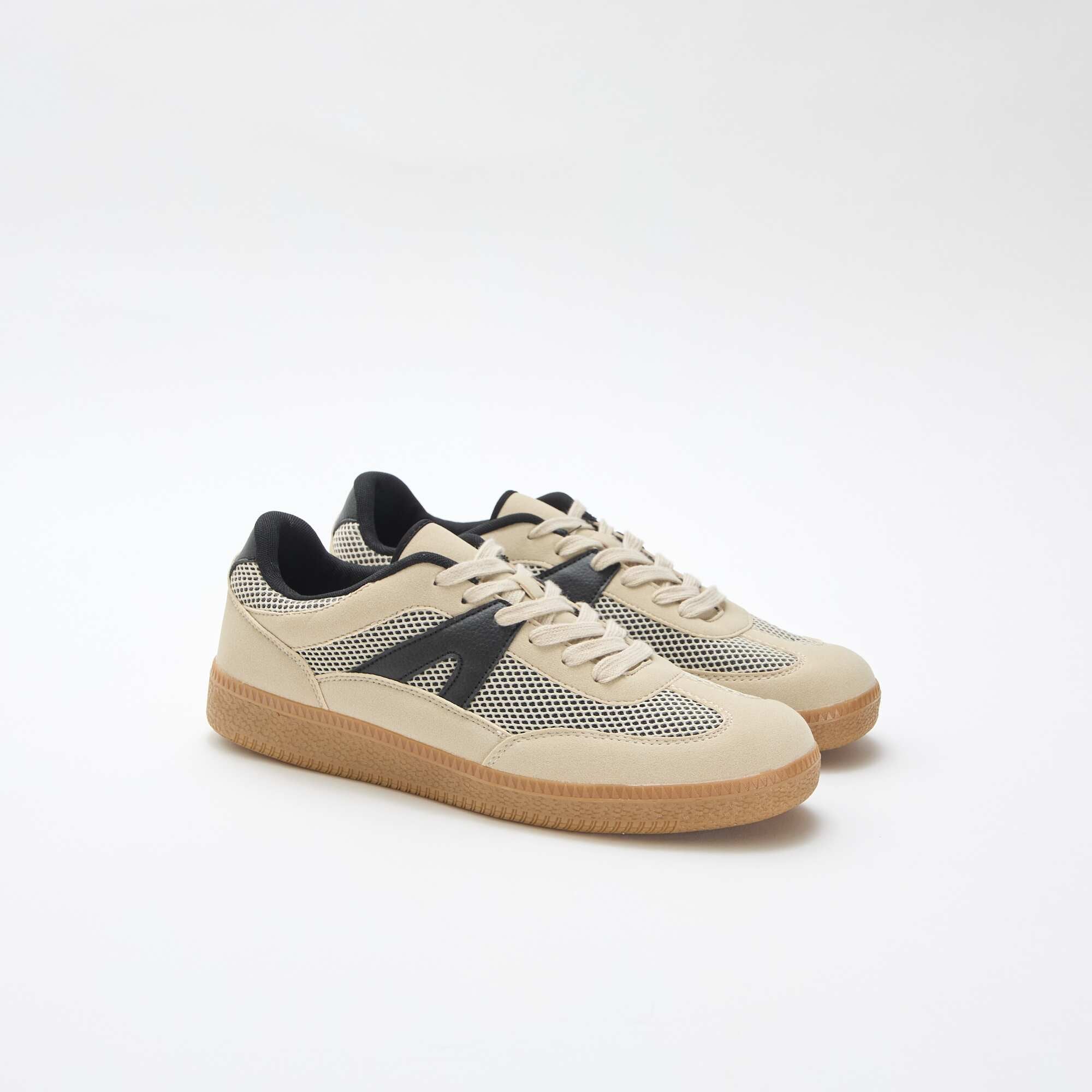Mesh Sneakers BEIGE