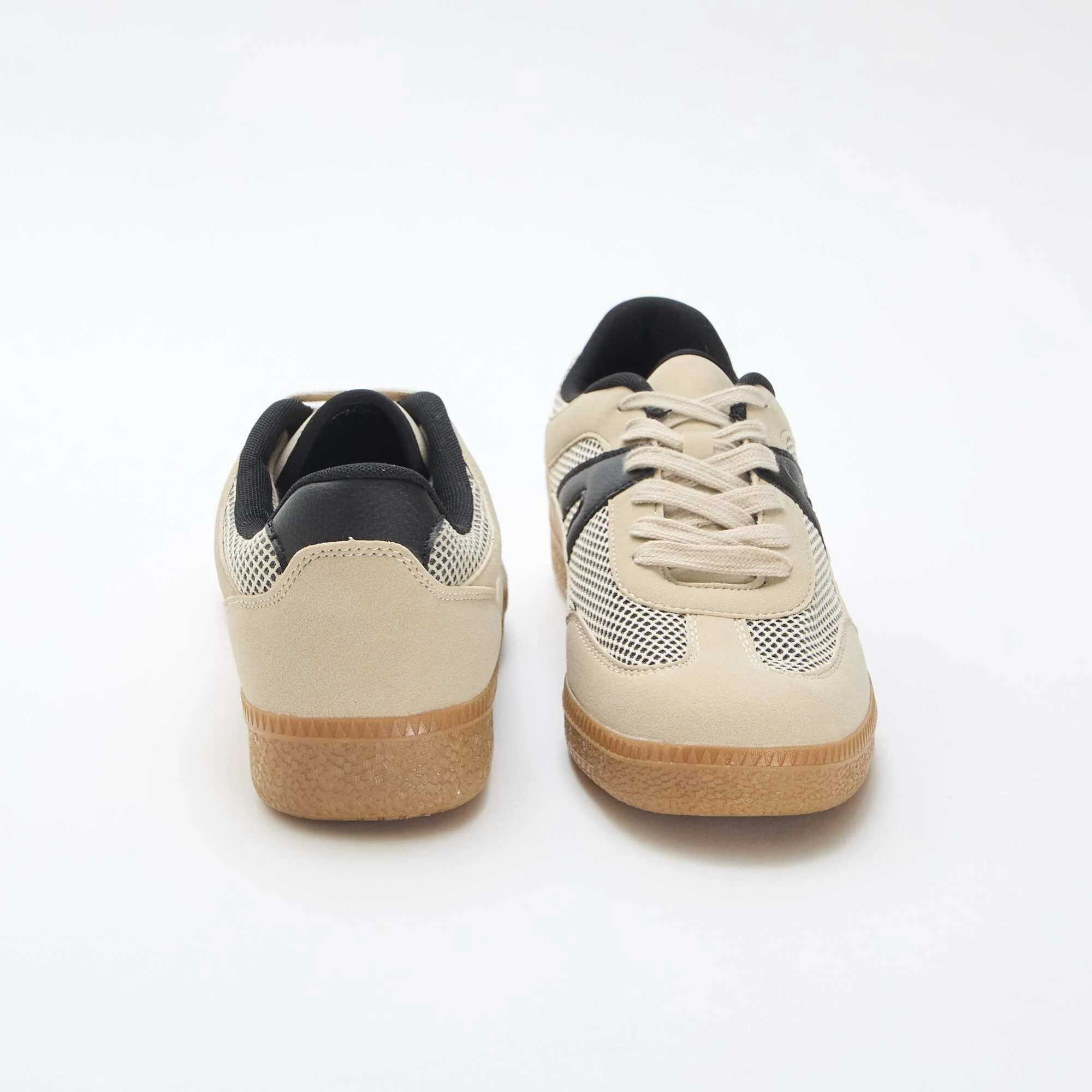 Mesh Sneakers BEIGE - Image 3