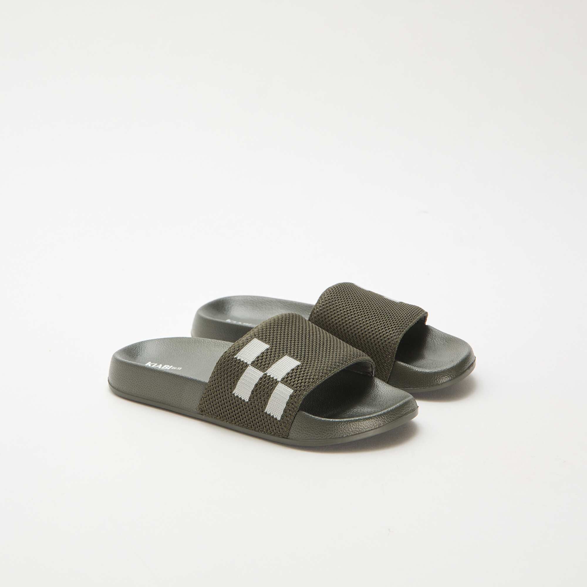 Mesh Strap Pool Slides KHAKI