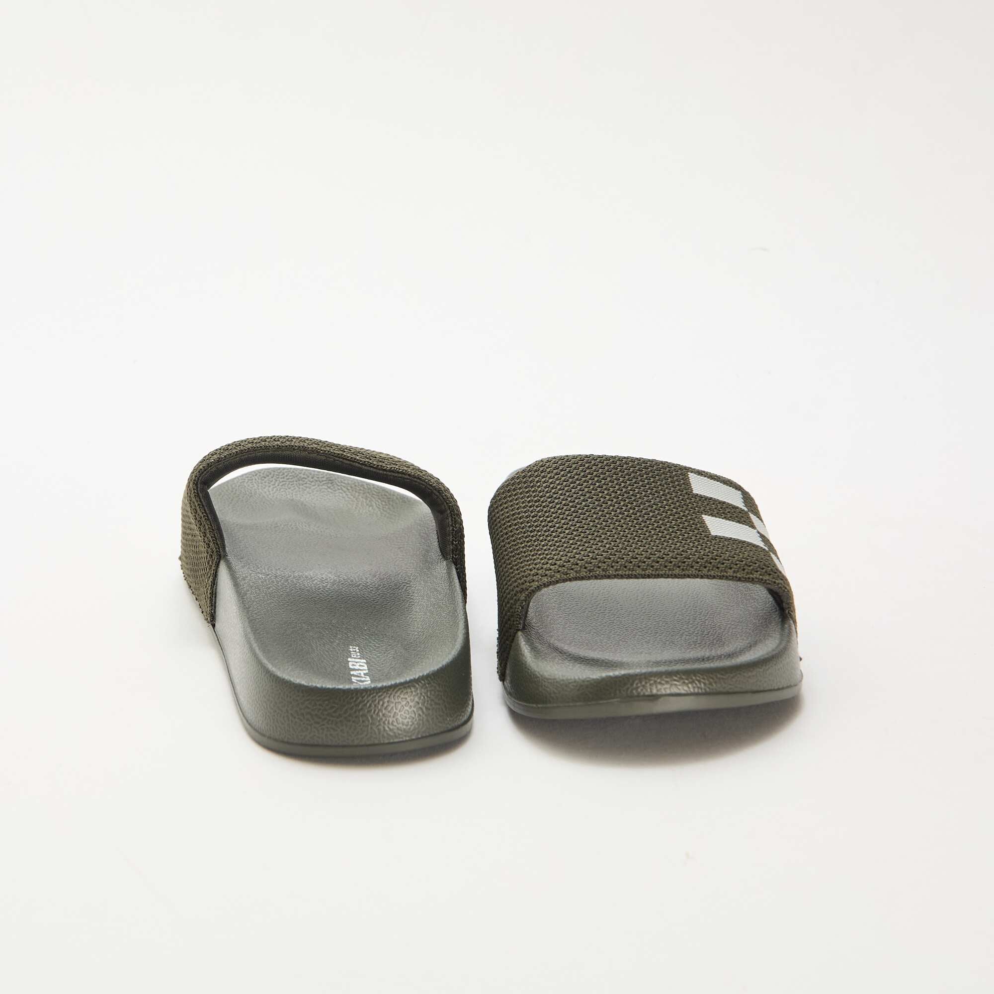 Mesh Strap Pool Slides KHAKI - Image 3
