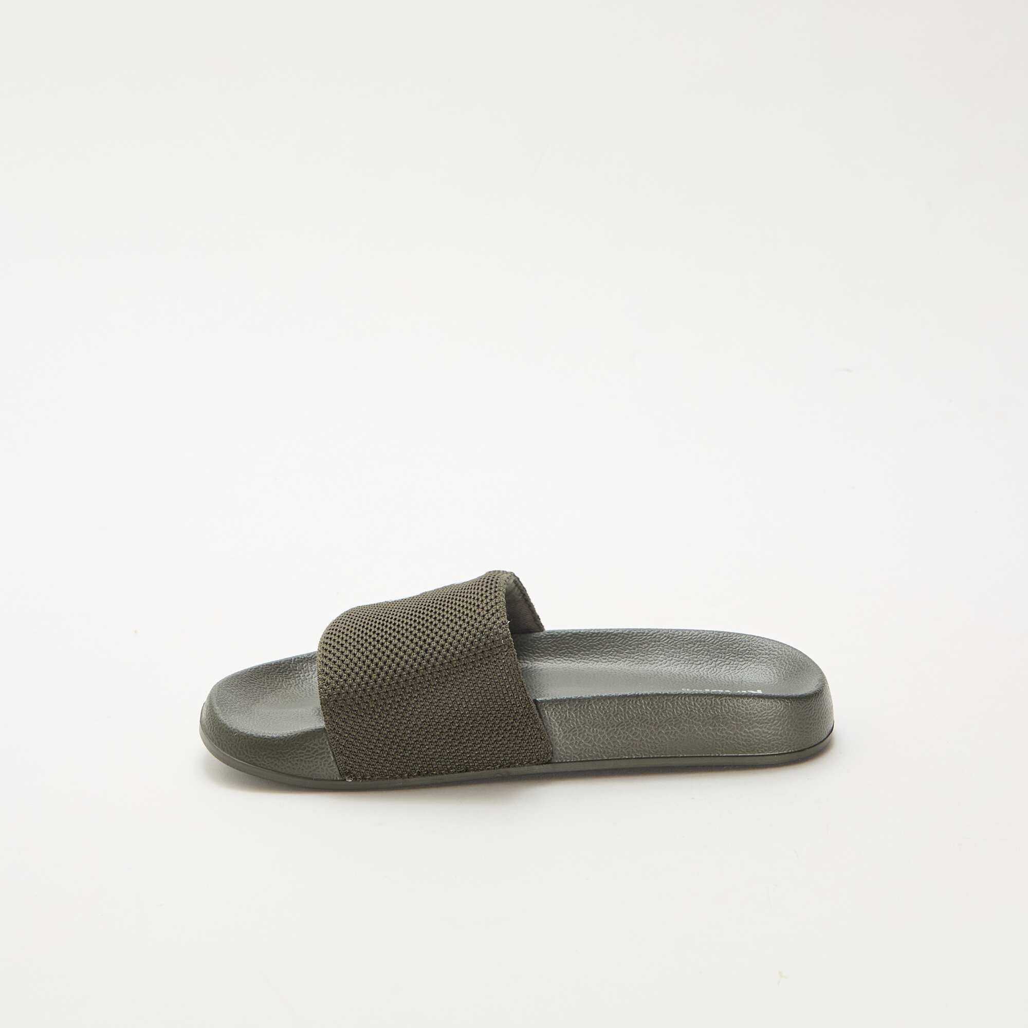 Mesh Strap Pool Slides KHAKI - Image 4