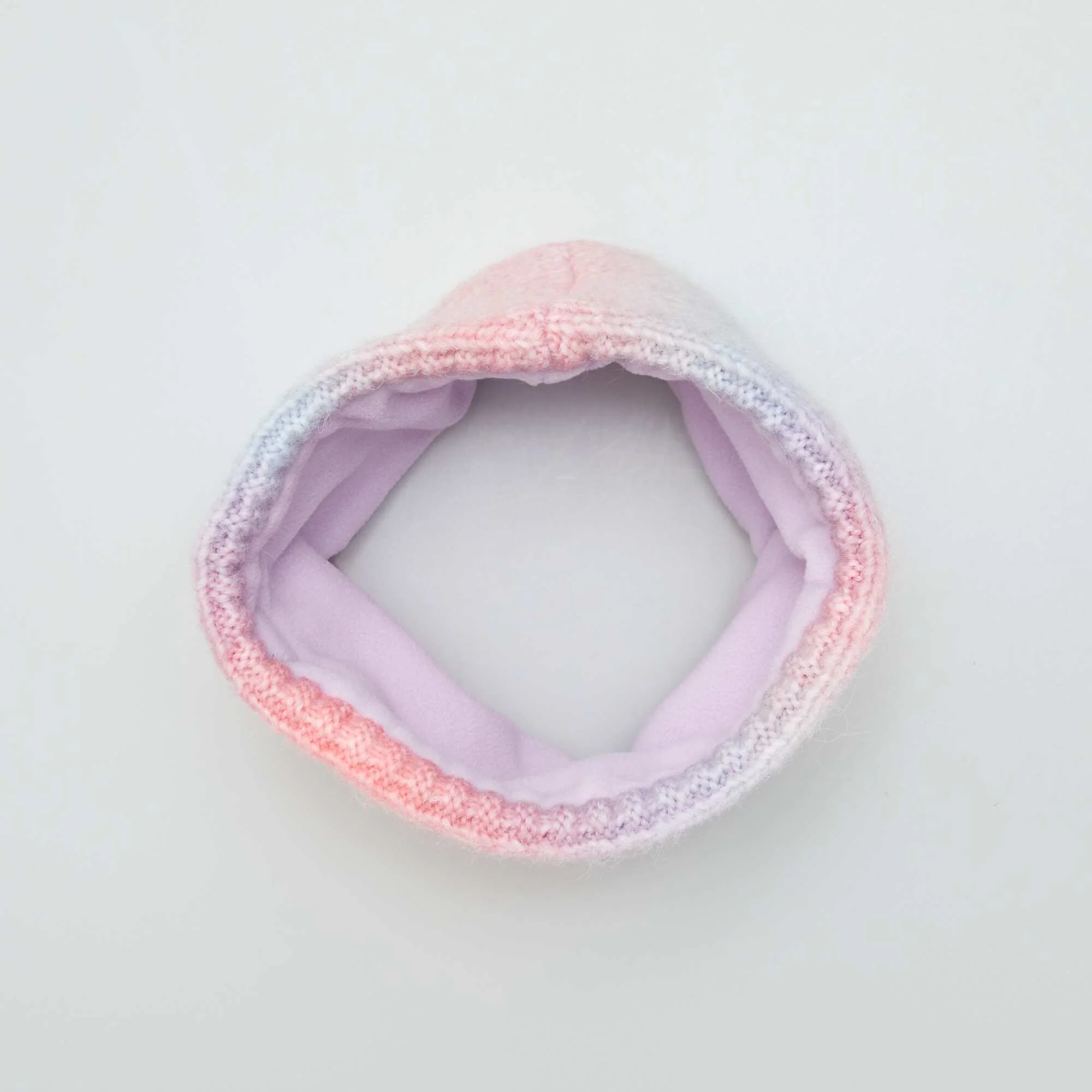 Minnie Mouse hat and snood set PINK - Image 4