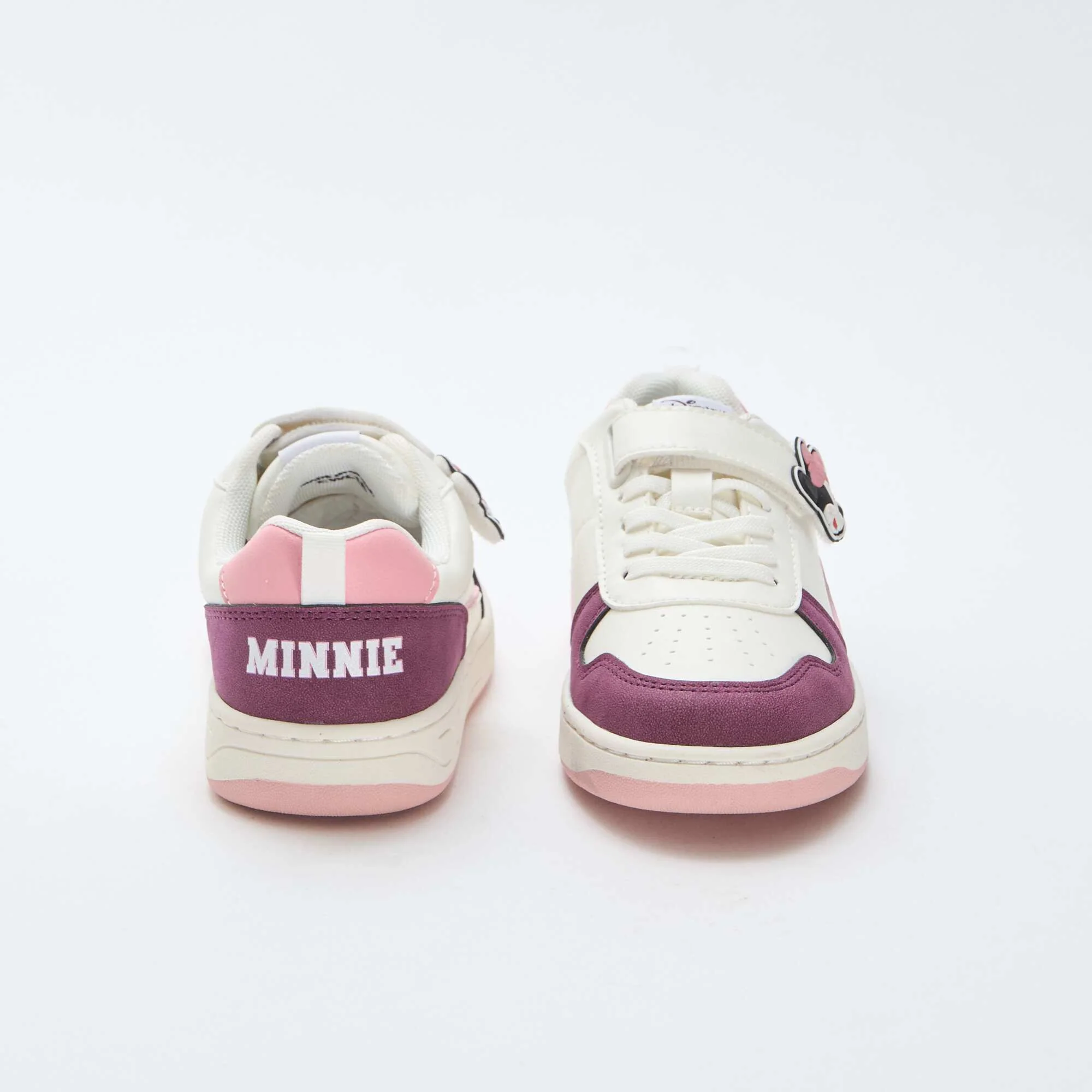 Minnie Mouse' Velcro and Lace-Up Sneakers WHITE - Image 3