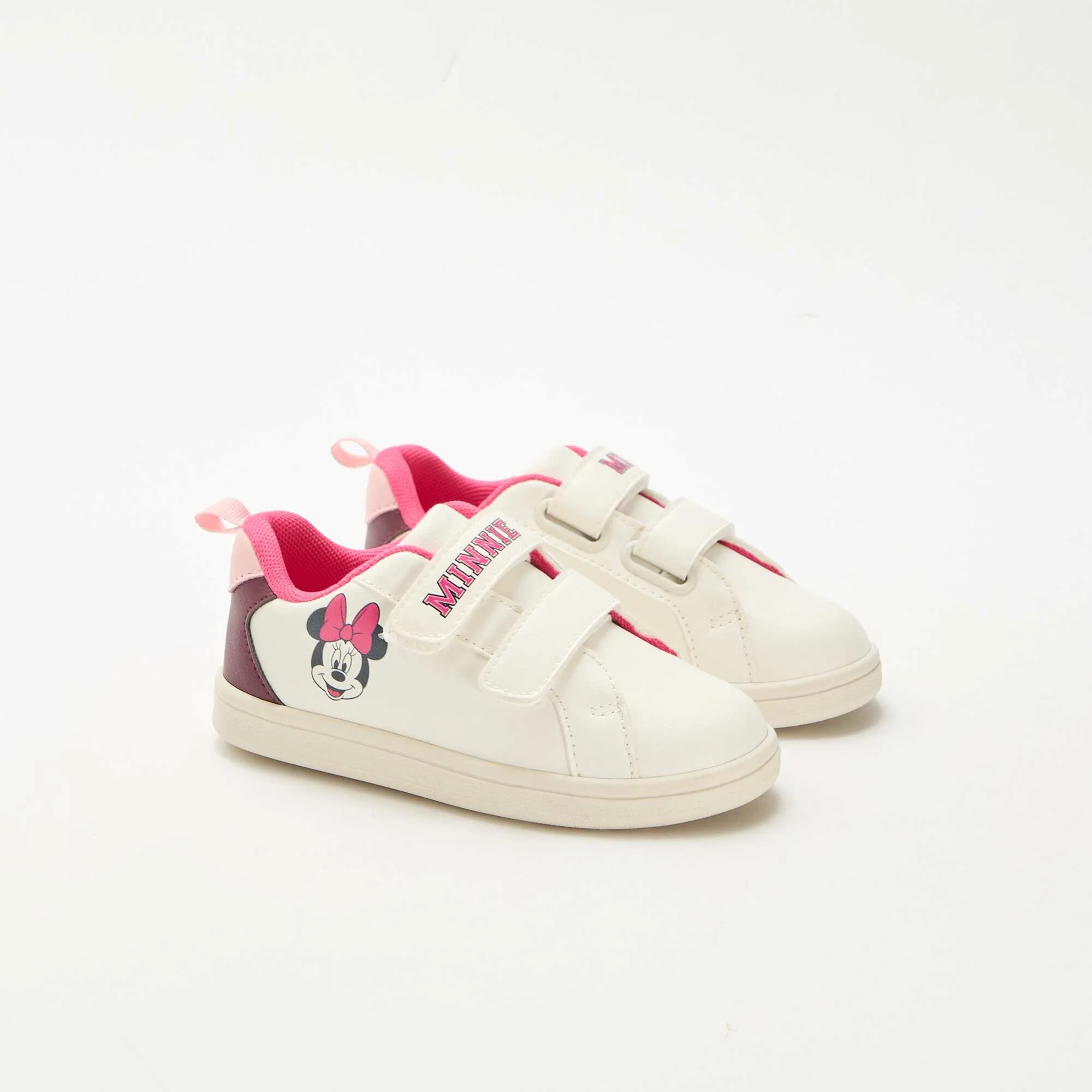 Minnie Mouse Velcro Sneakers WHITE