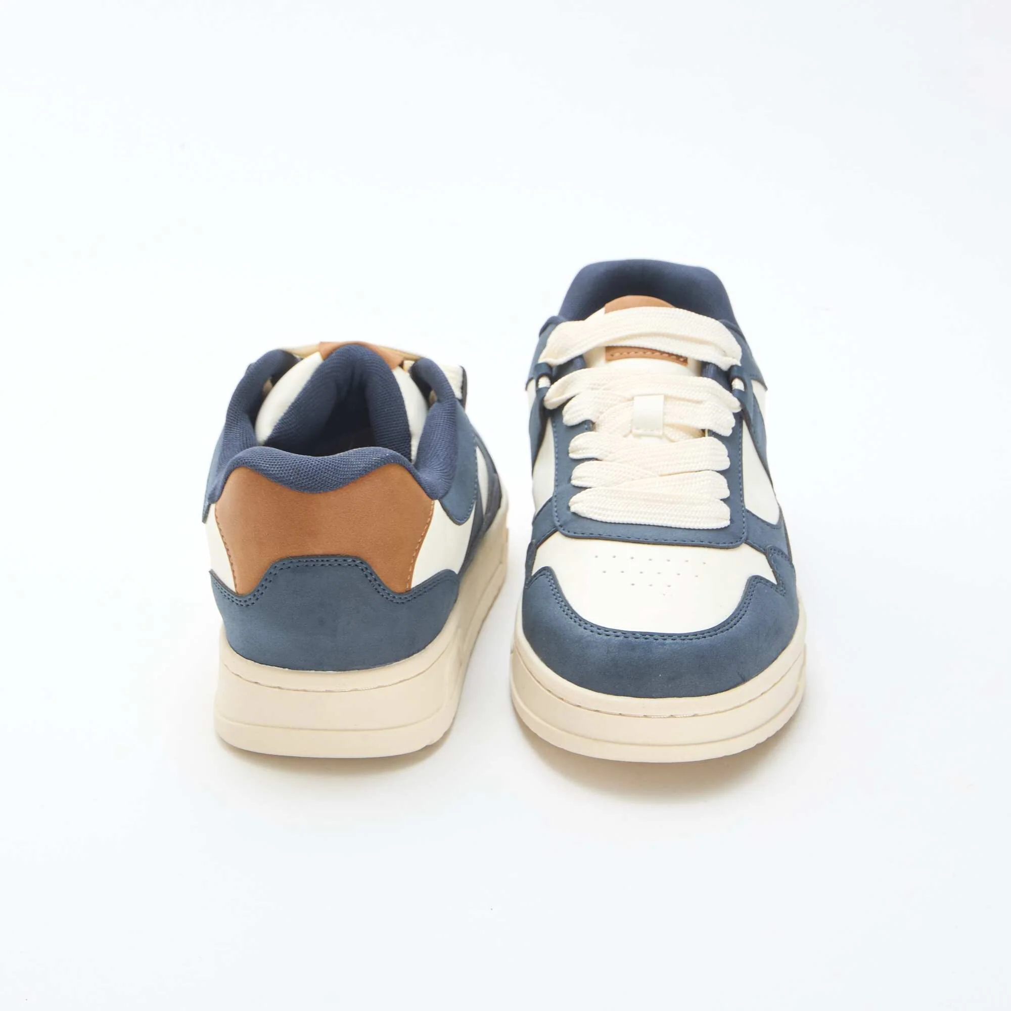 Modern Tricolor Sneakers BLUE - Image 3