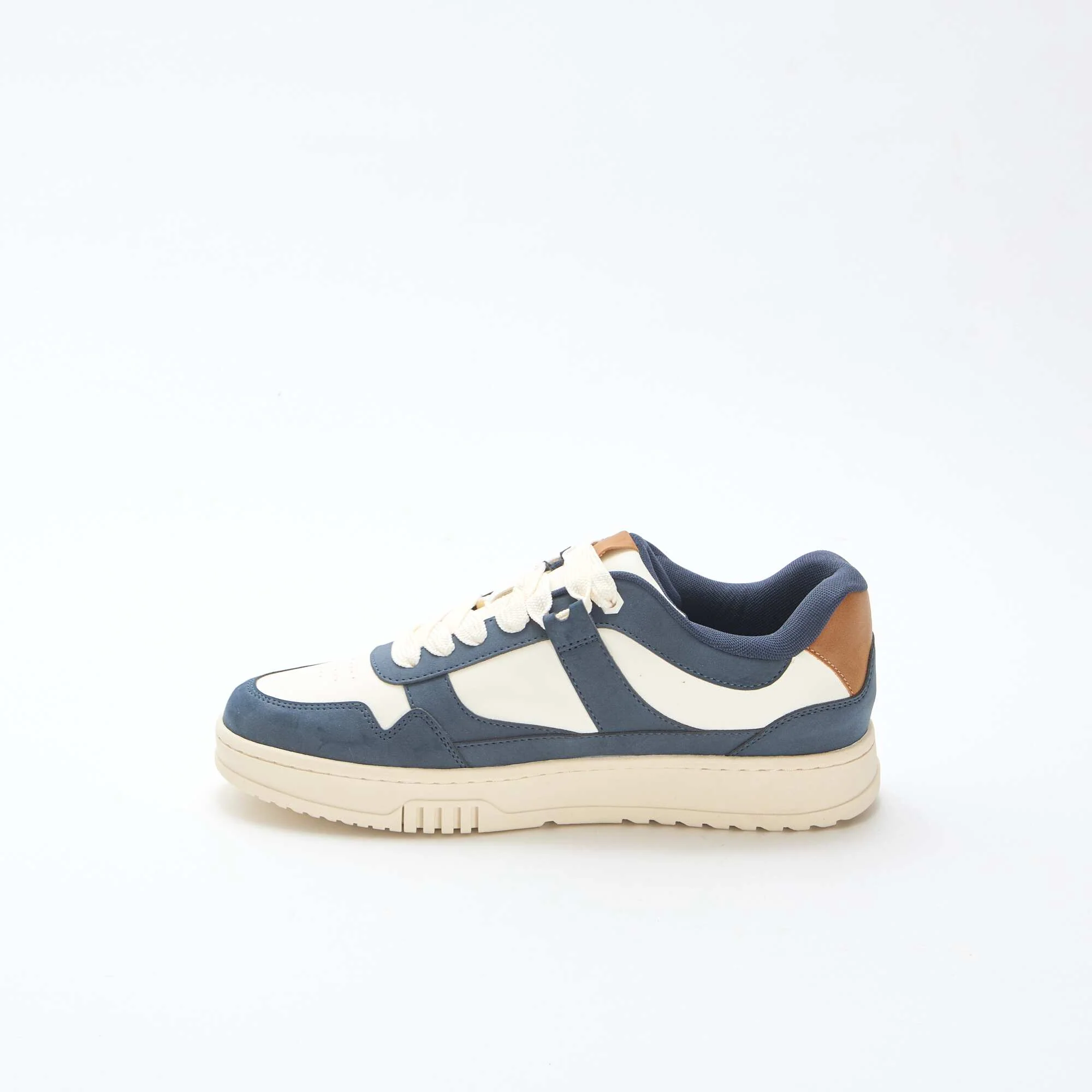 Modern Tricolor Sneakers BLUE - Image 4