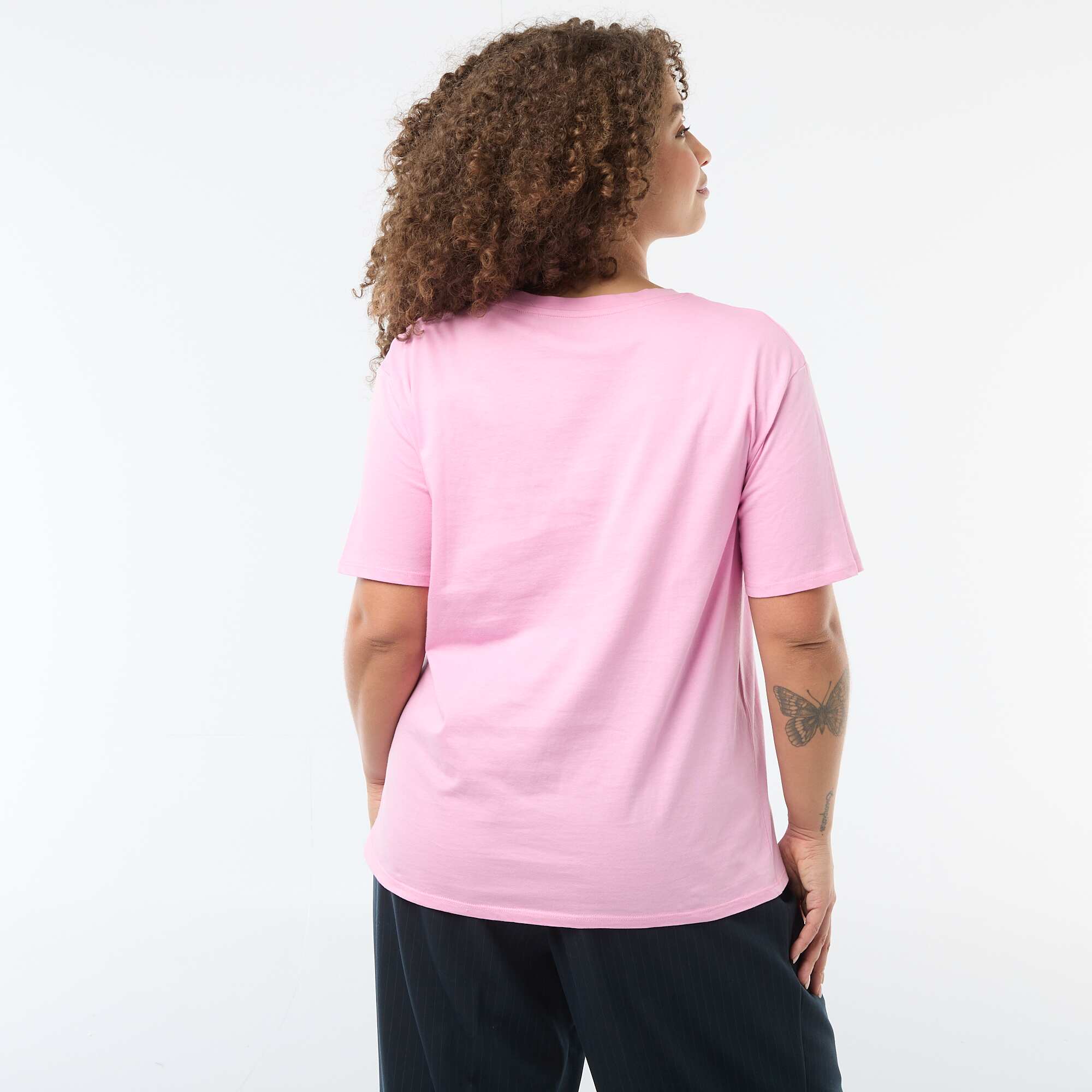 Mother's Day Print Short-Sleeve T-Shirt PINK - Image 5