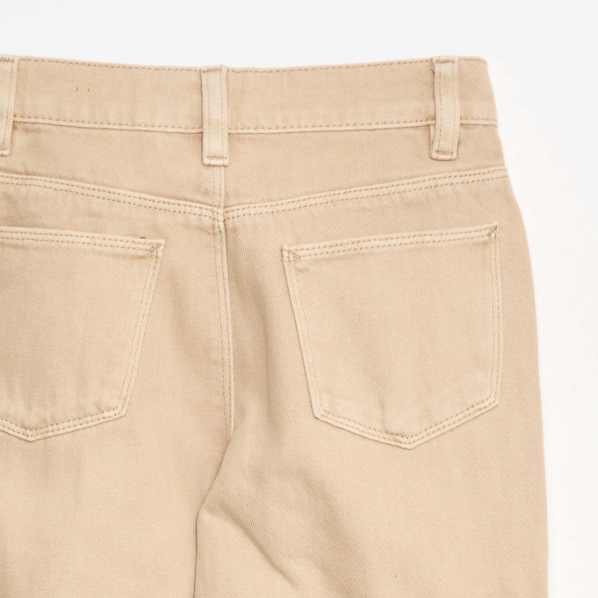 Multi-pocket denim trousers BEIGE - Image 4