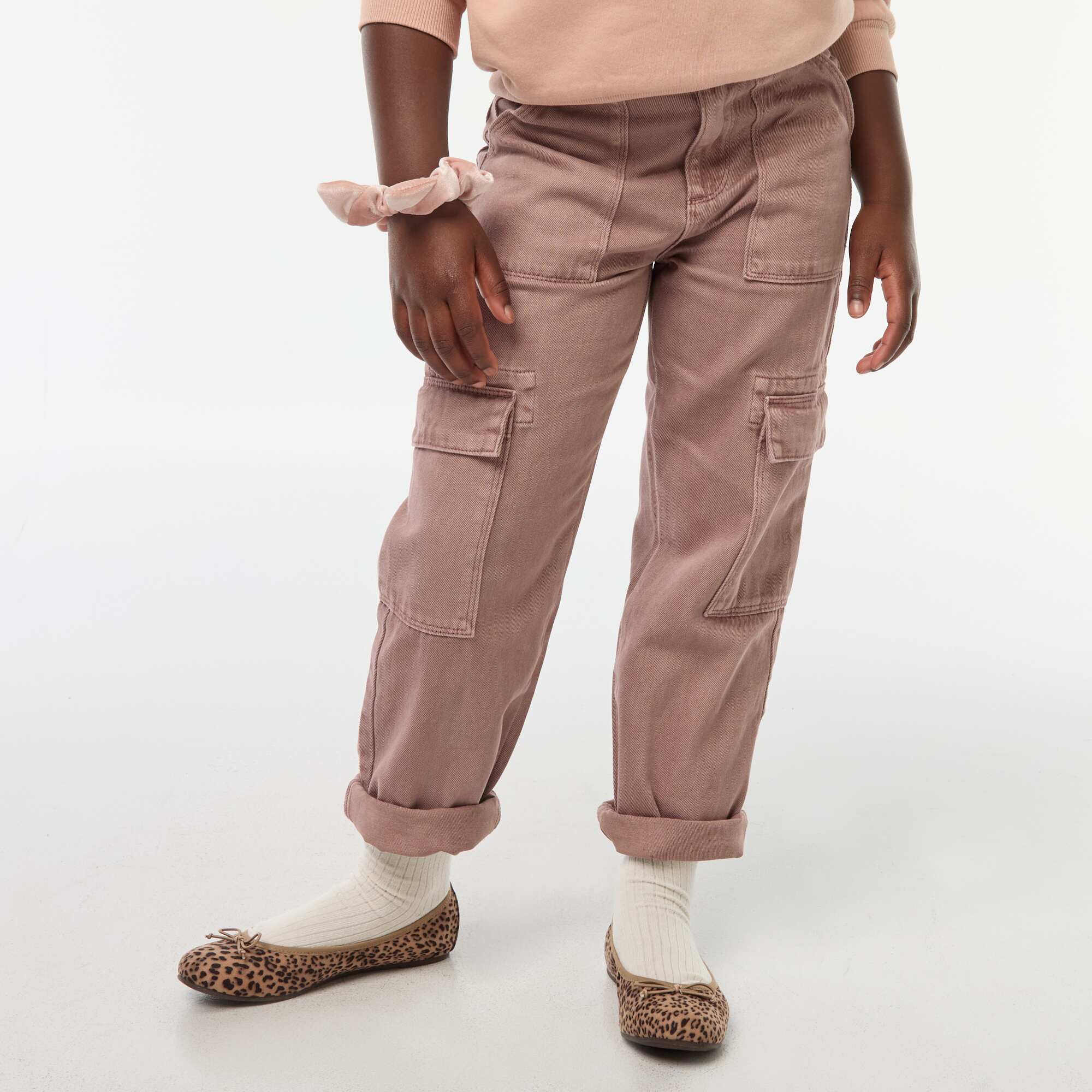 Multi-pocket denim trousers PURPLE - Image 2