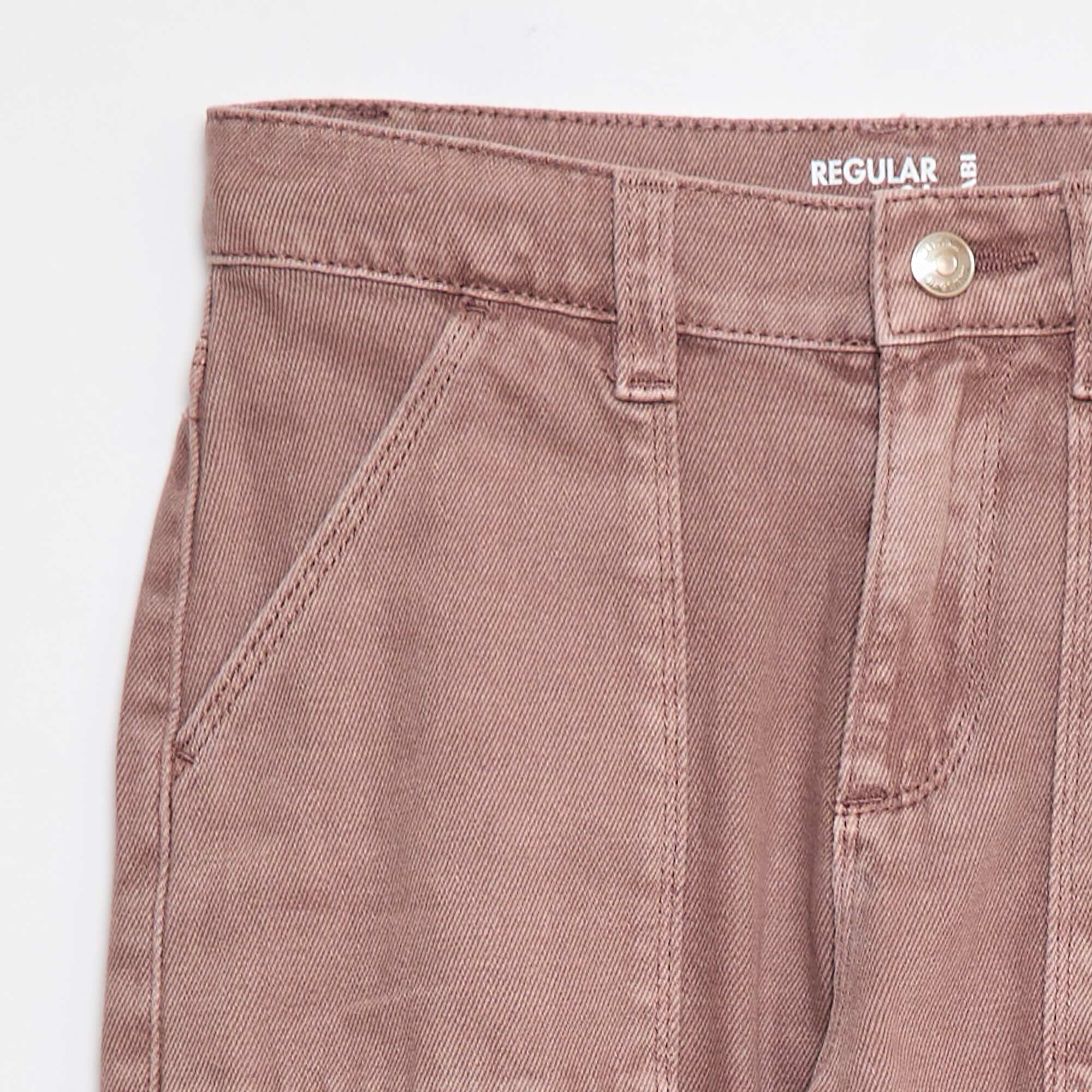 Multi-pocket denim trousers PURPLE - Image 5