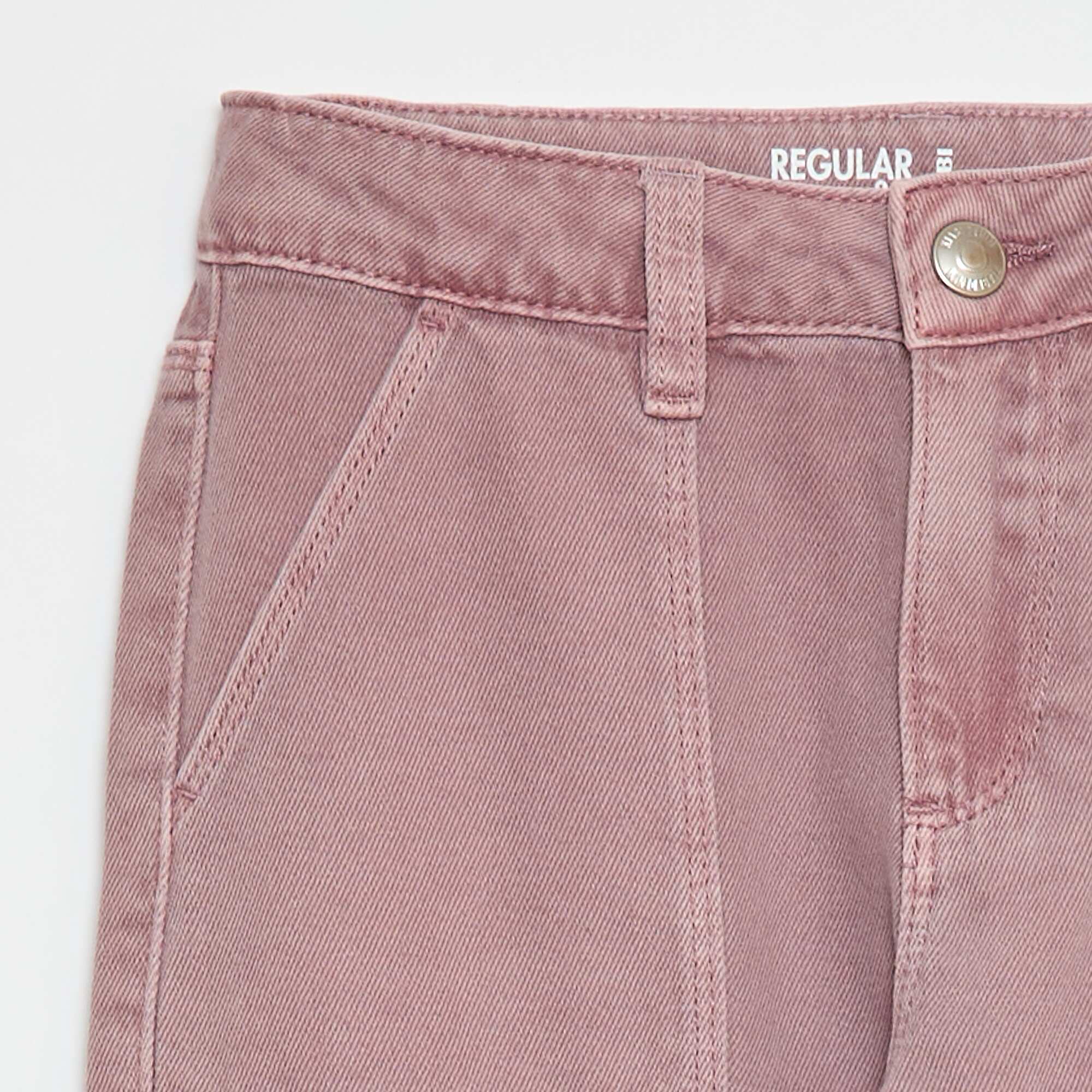 Multi-Pocket Denim Trousers PURPLE - Image 3