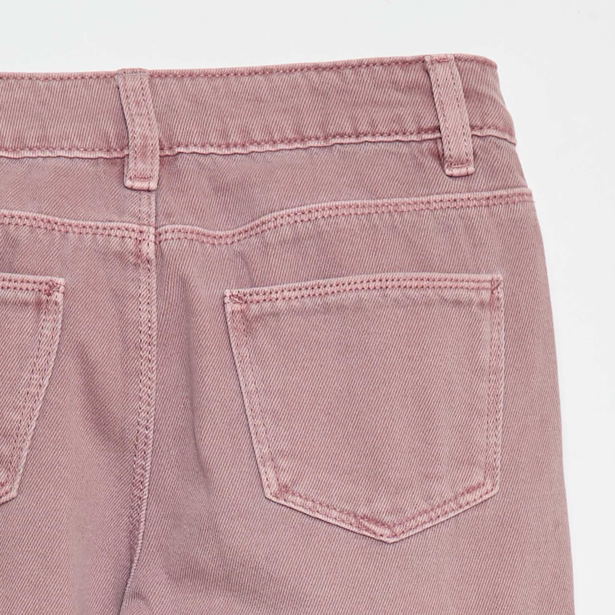Multi-Pocket Denim Trousers PURPLE - Image 4