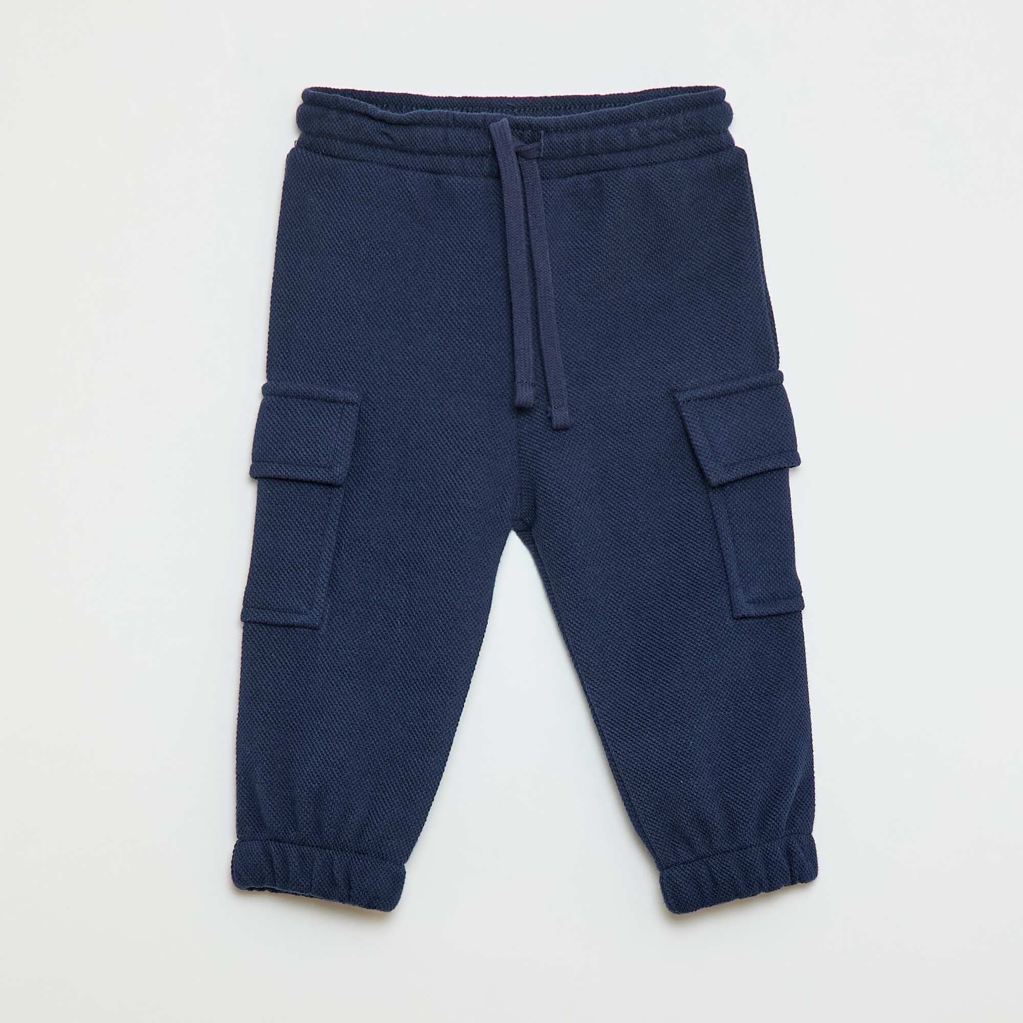 Multi-Pocket Joggers BLUE