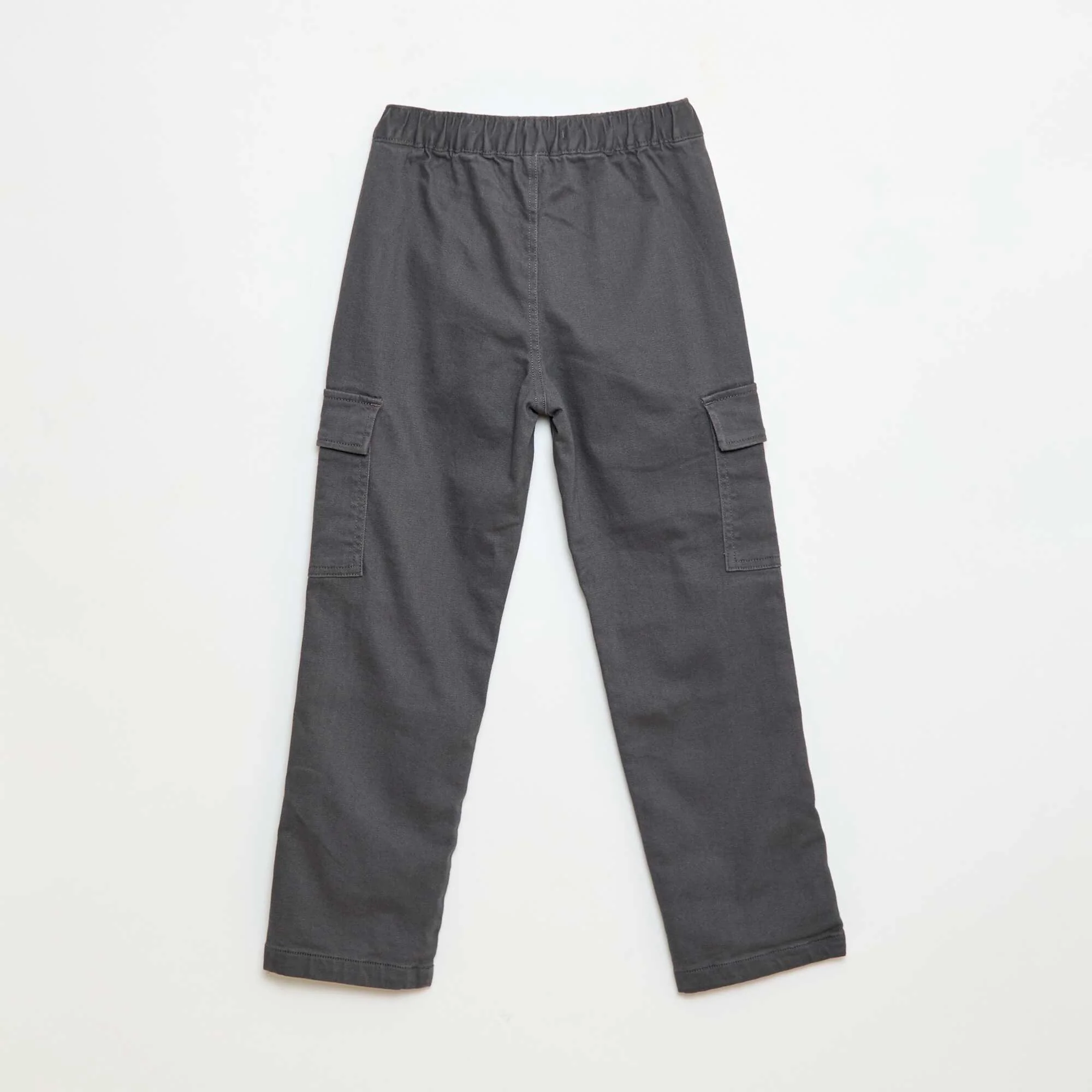 Multi-pocket regular trousers GREY - Image 4