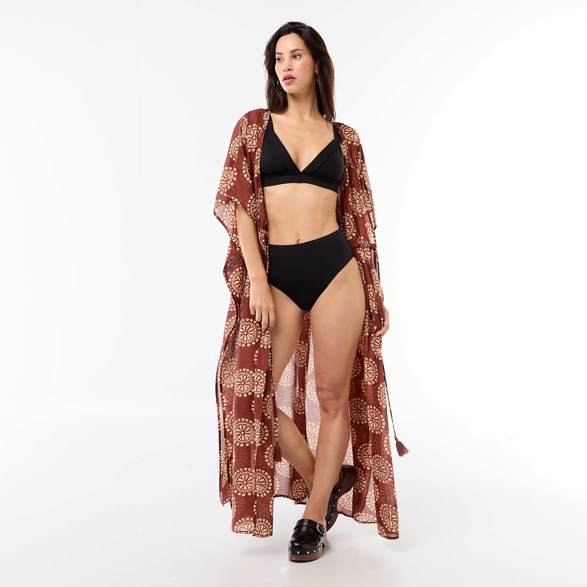 Neoprene Swim Triangle Top BLACK - Image 2