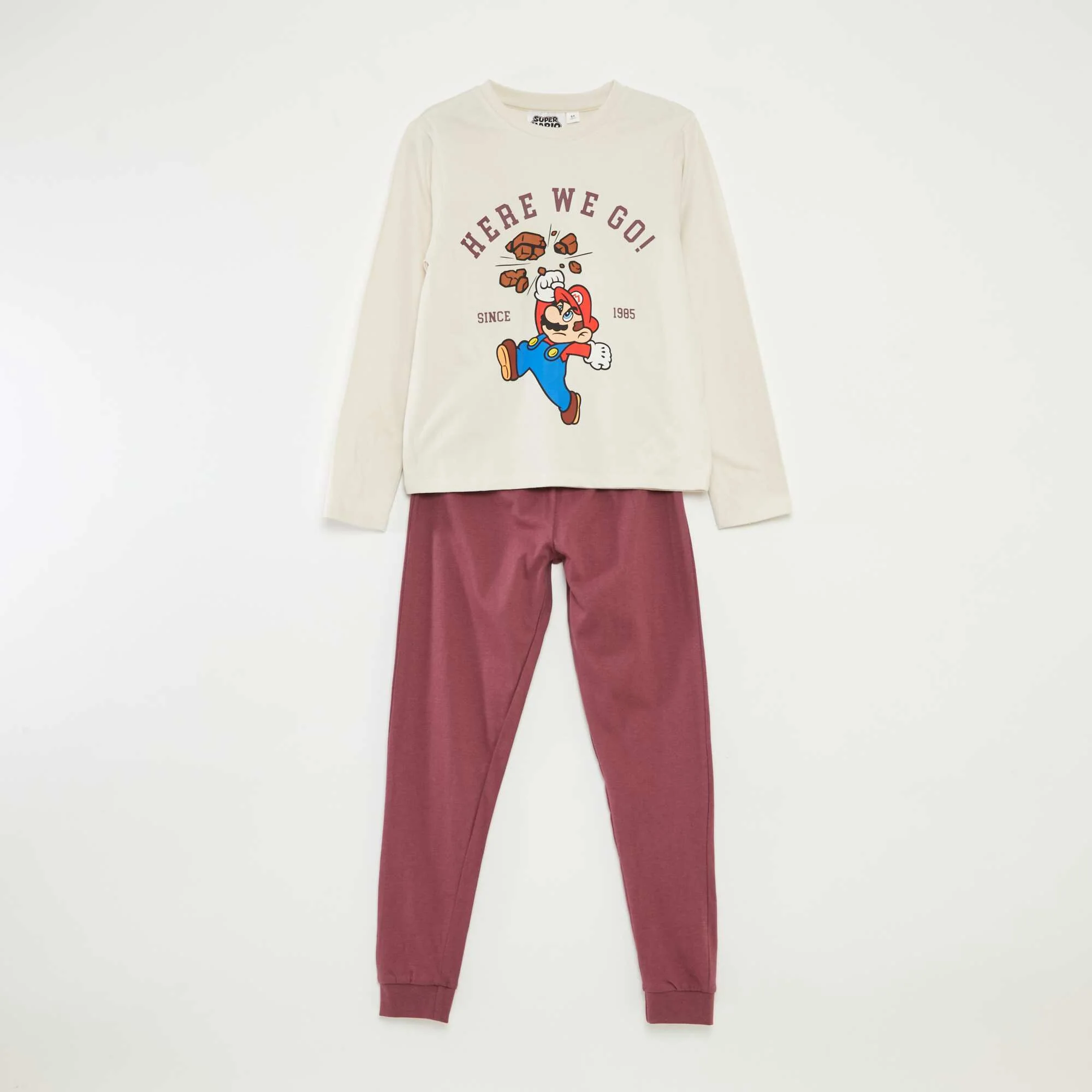 Nintendo Super Mario Bros. pyjamas BEIGE
