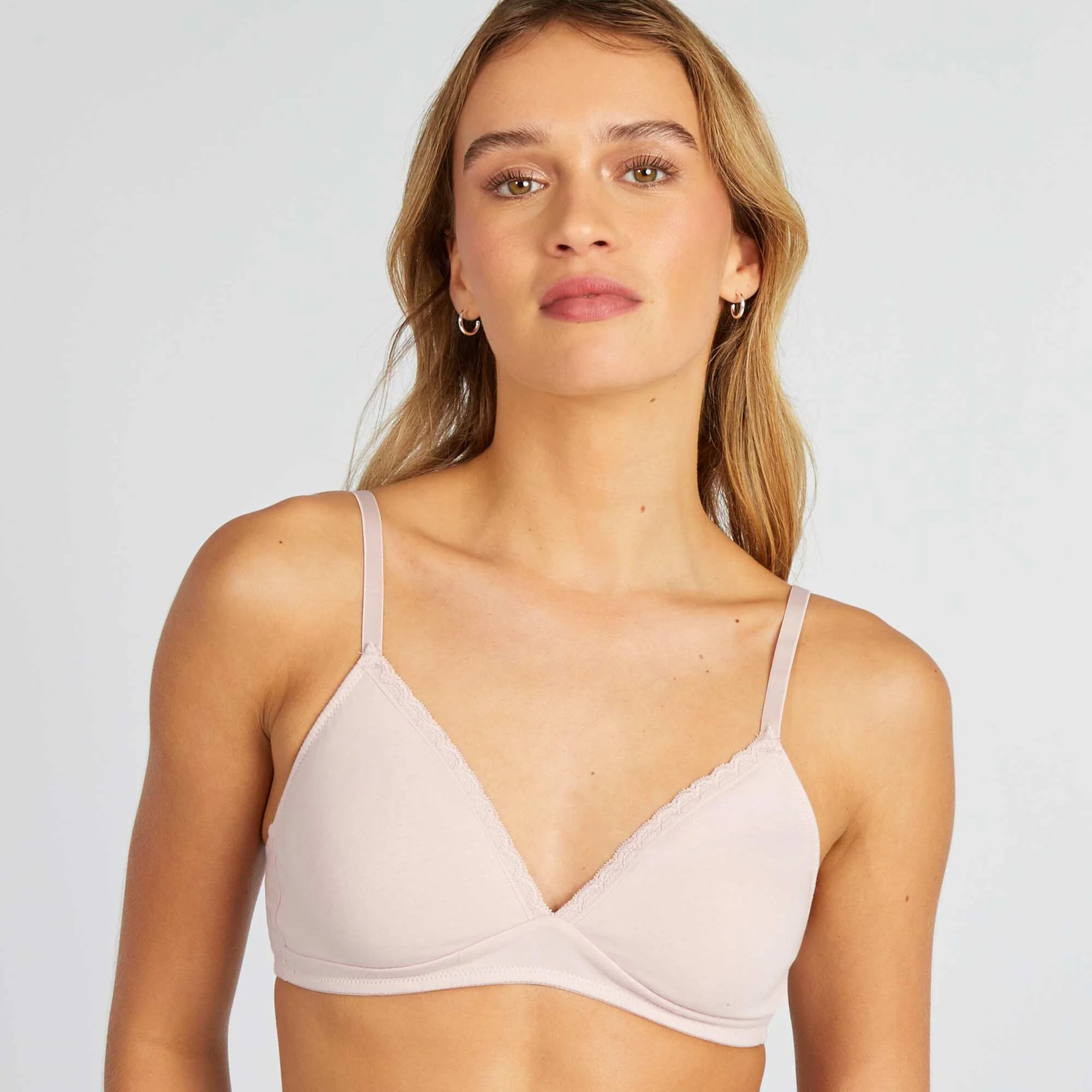 Non-padded triangle bra PURPLE - Image 4