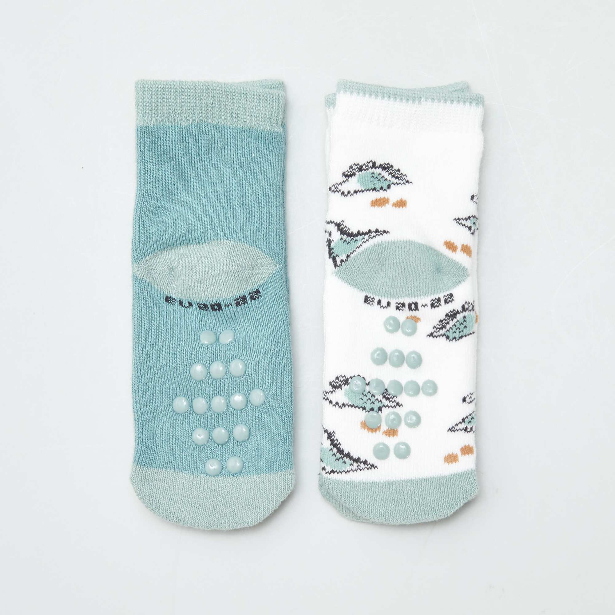 Non-slip socks GREEN - Image 2