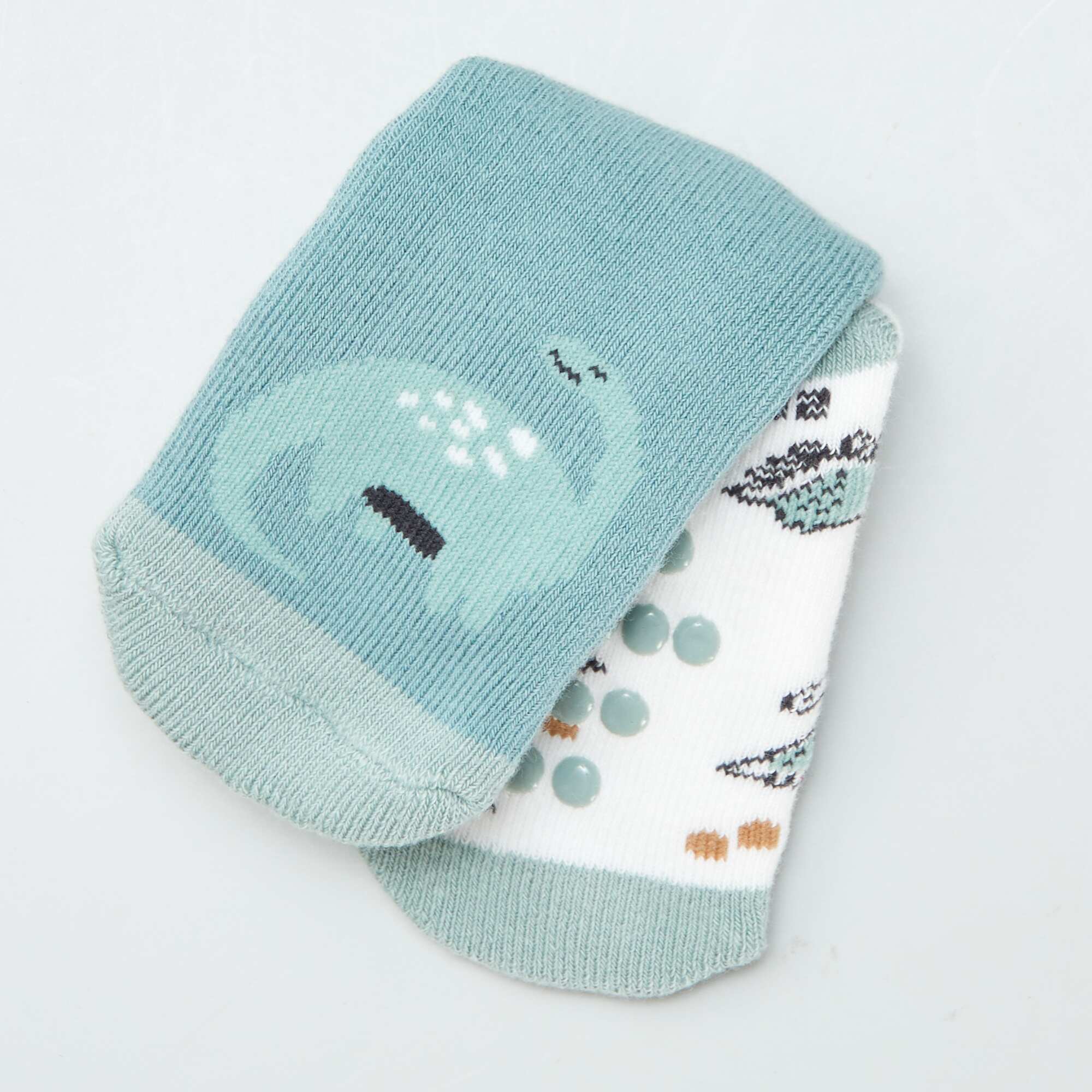 Non-slip socks GREEN - Image 3