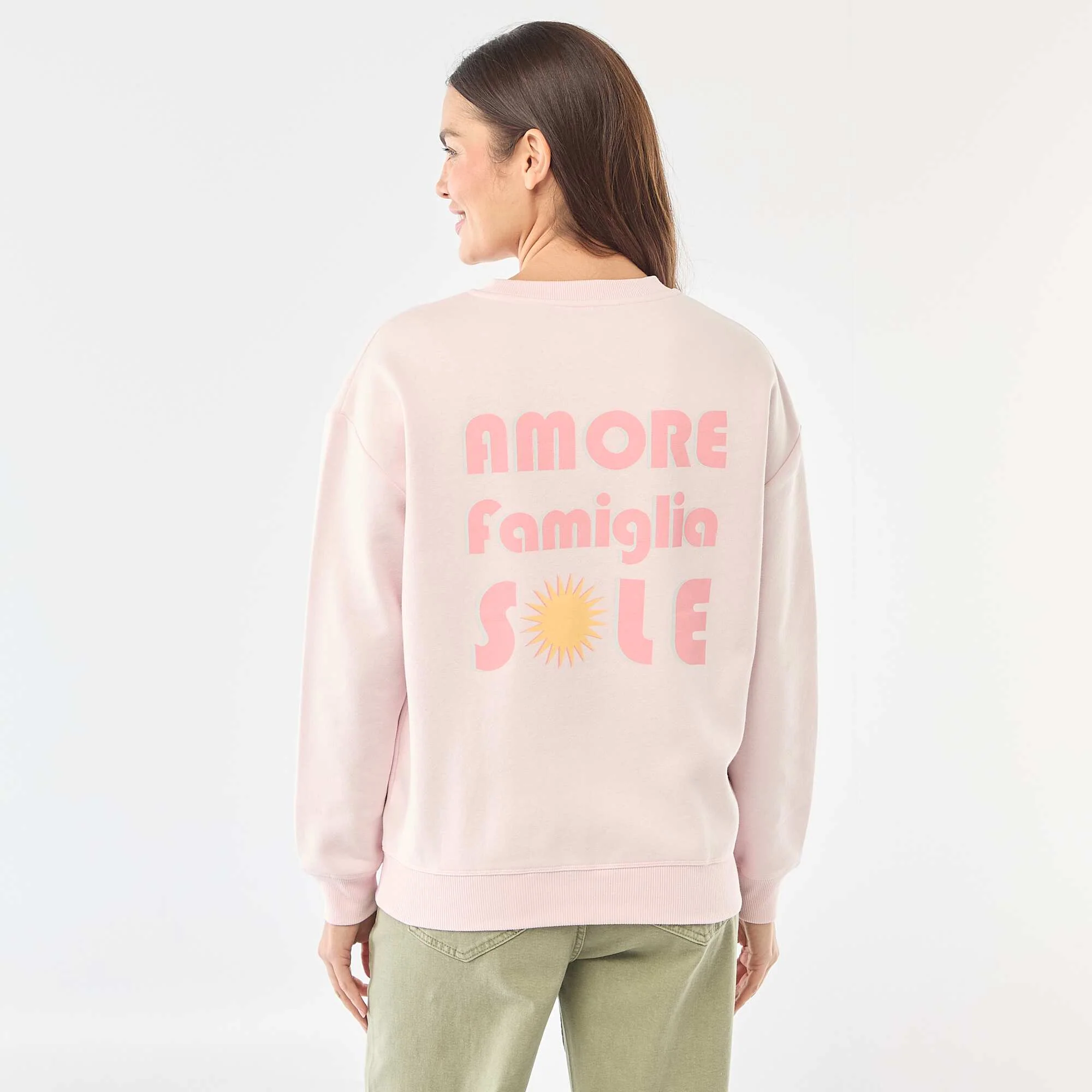 Nursing sweatshirt PINK - Image 2