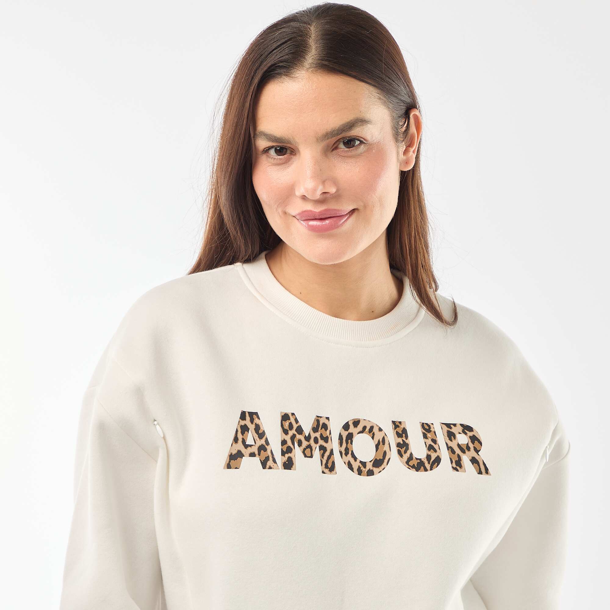 Nursing sweatshirt WHITE - Image 6
