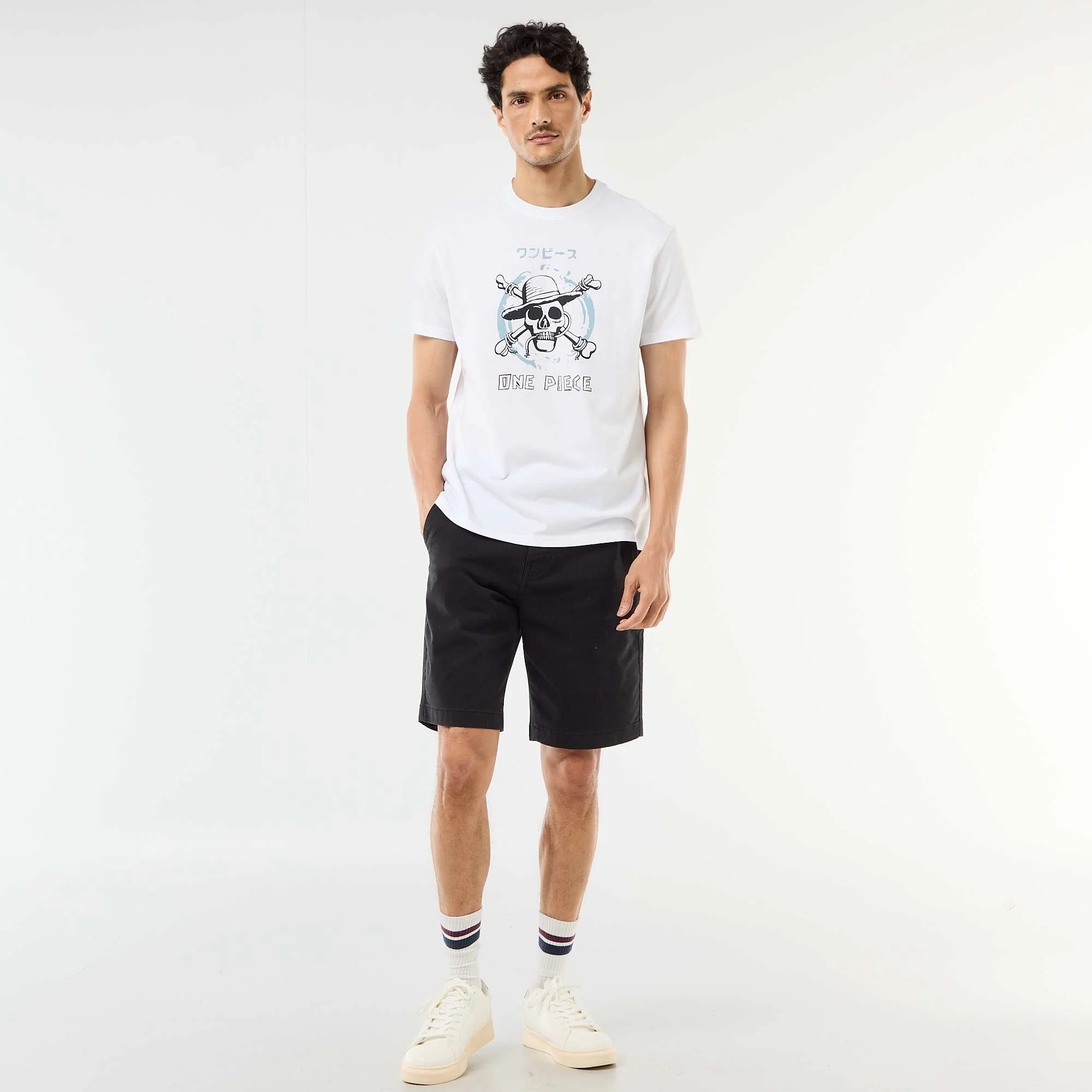 One Piece Short-Sleeve T-Shirt WHITE - Image 2