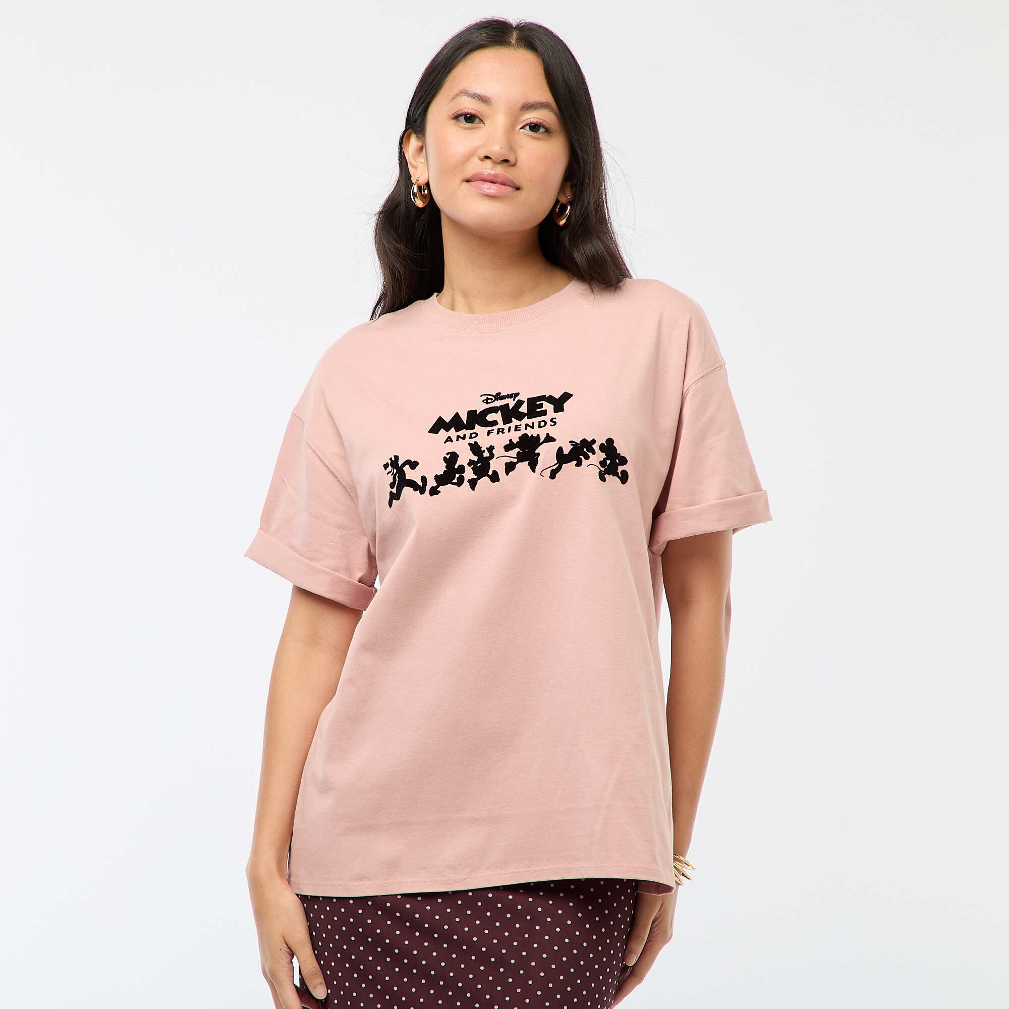 Oversized 'Mickey' T-shirt RED