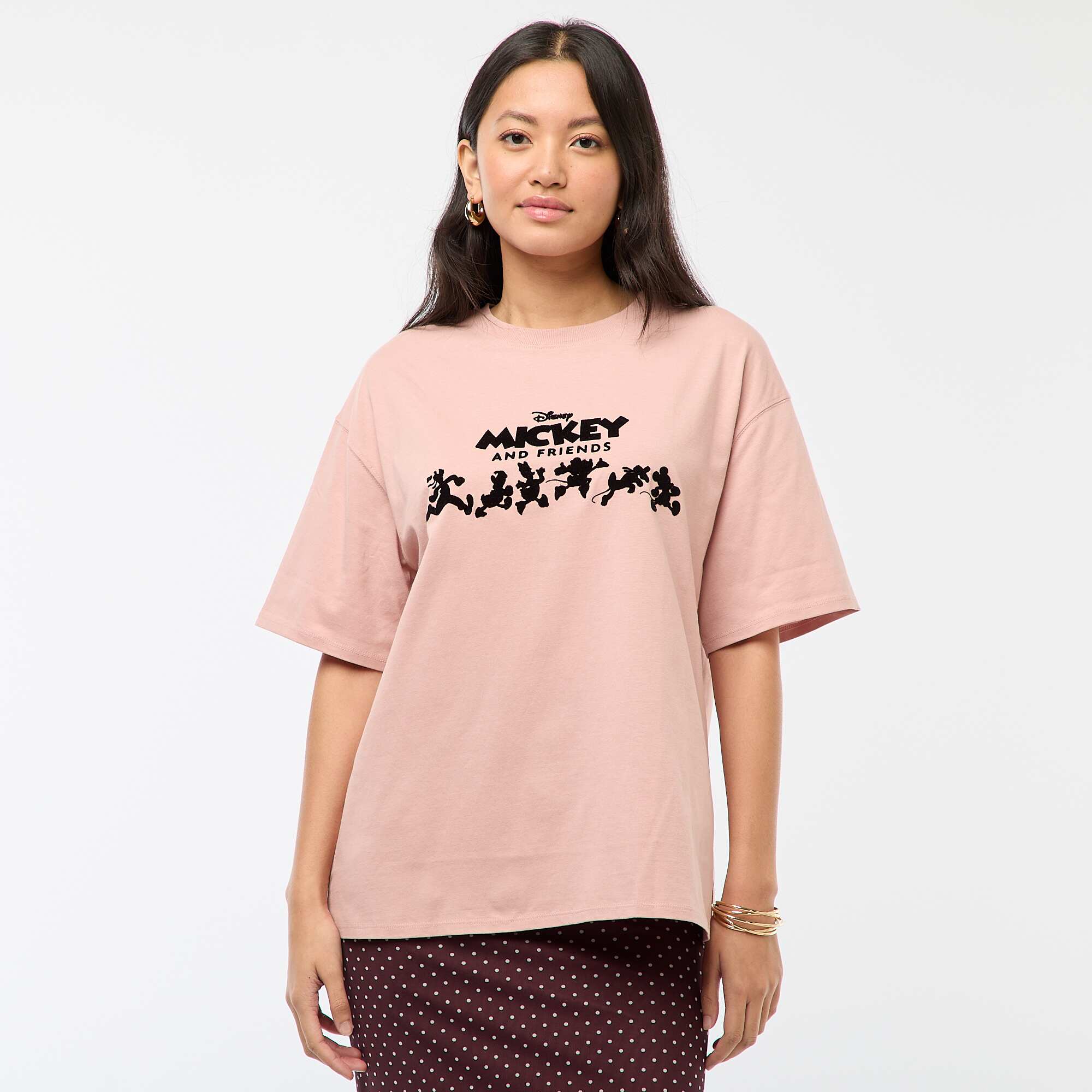 Oversized 'Mickey' T-shirt RED - Image 3