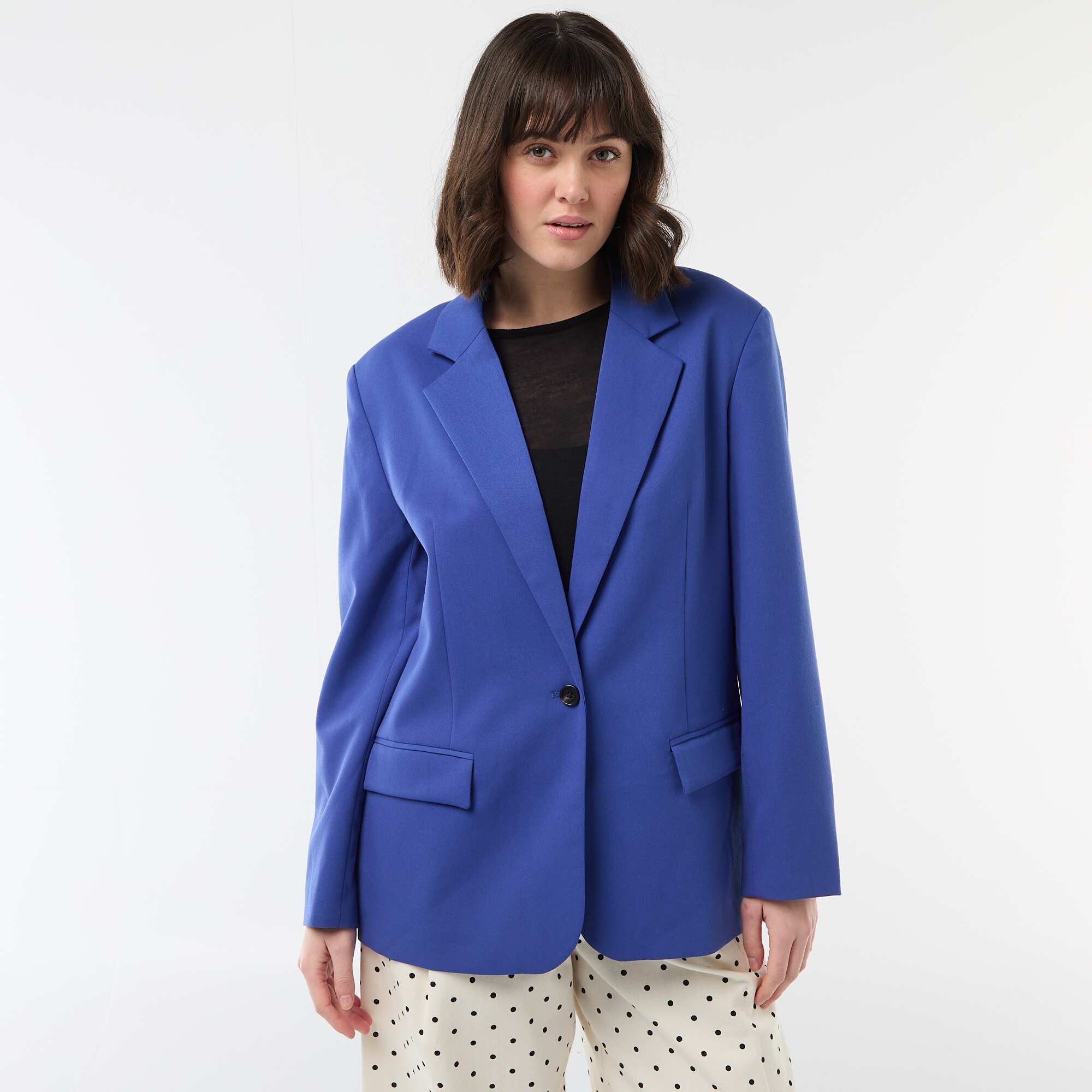 Oversized Tailored Jacket BLUE - Image 3