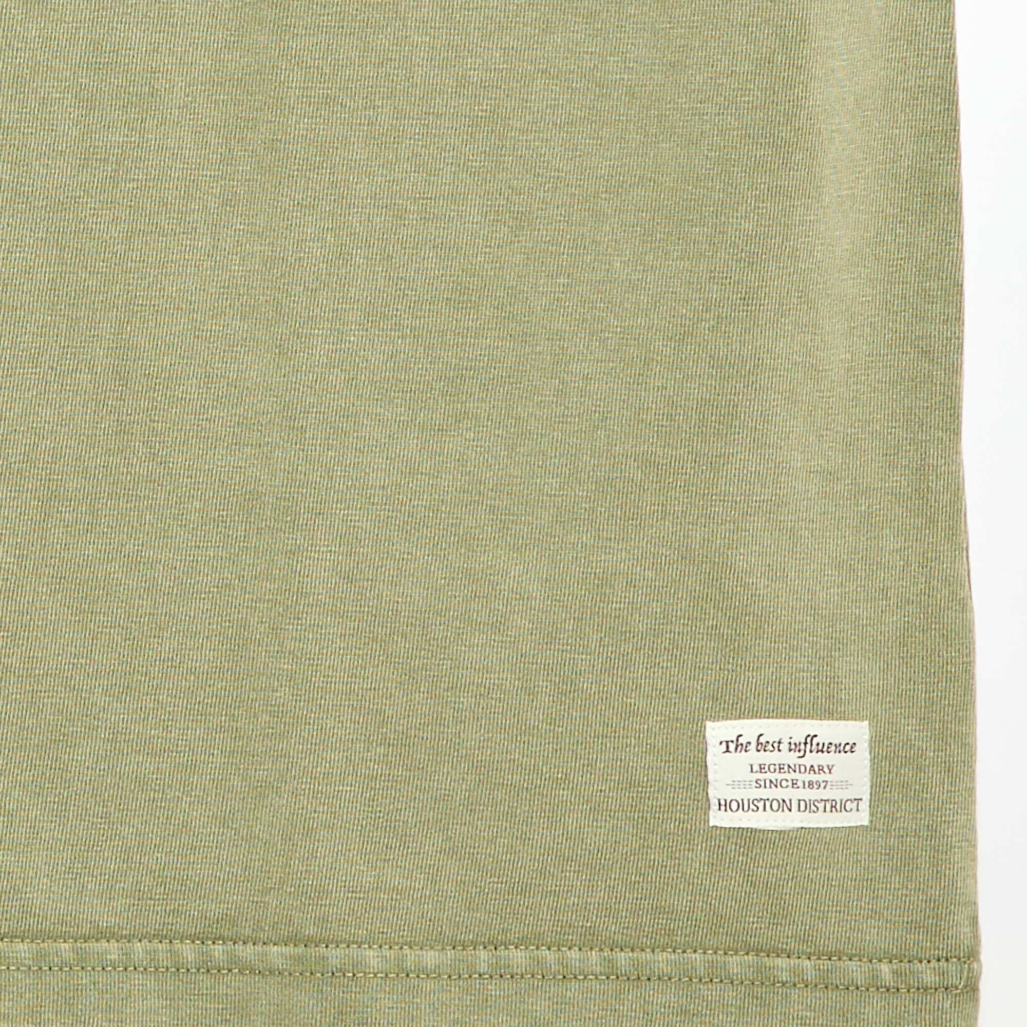 Oversized Washed-Effect T-Shirt KHAKI - Image 3