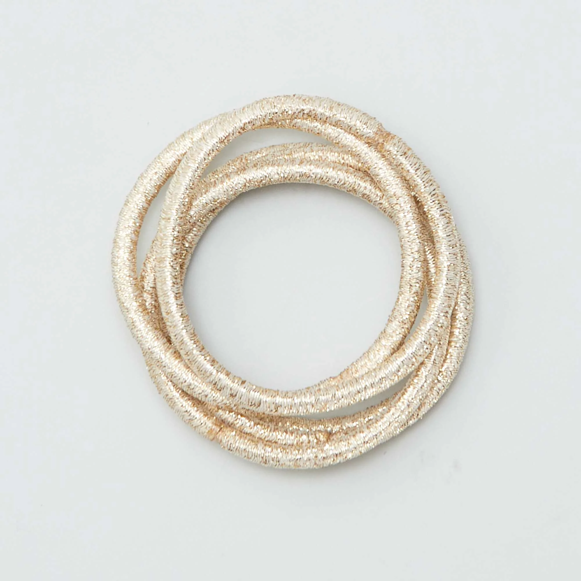 Pack of 15 hairbands BEIGE - Image 3