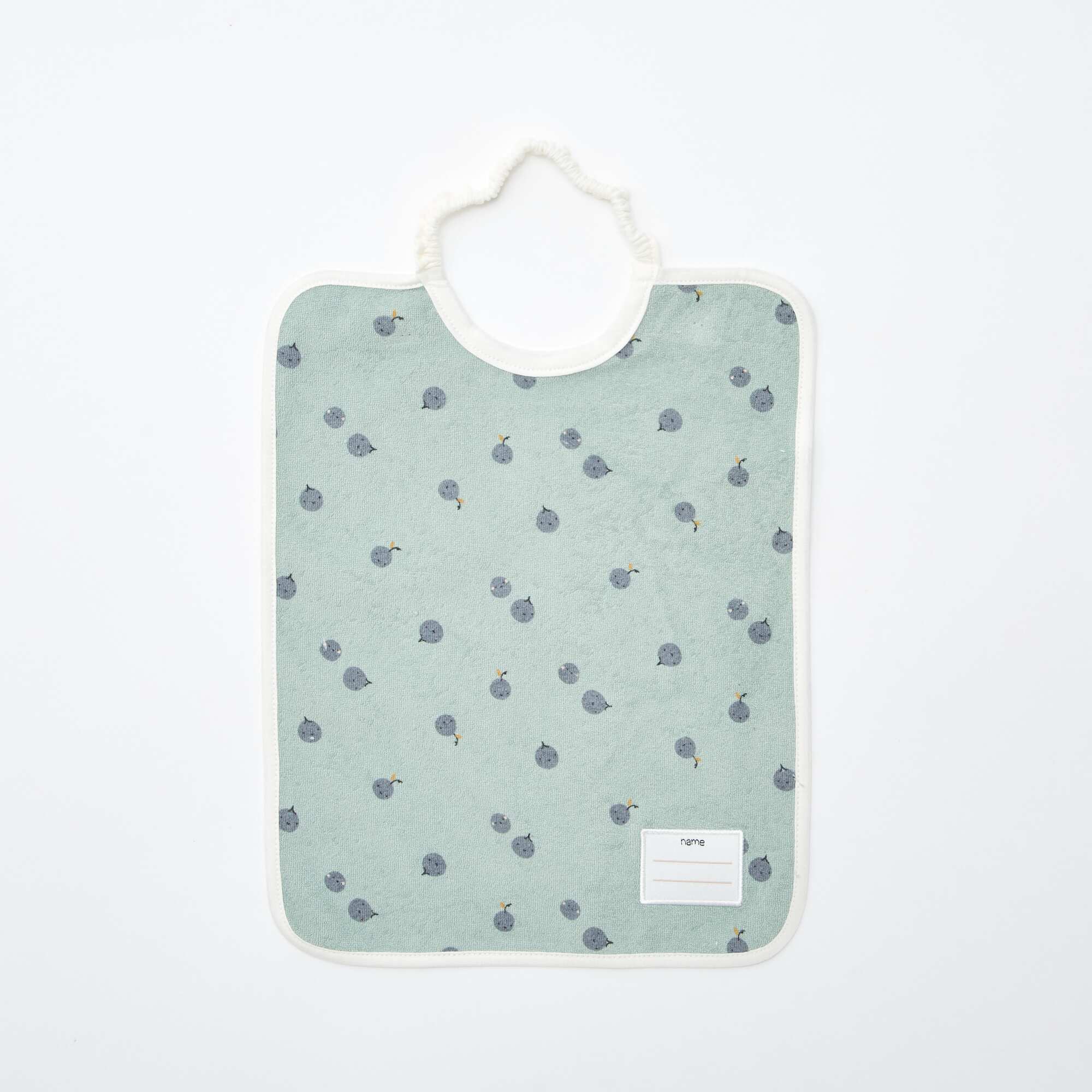 Pack of 2 bibs with elasticated neck GREEN - Image 3
