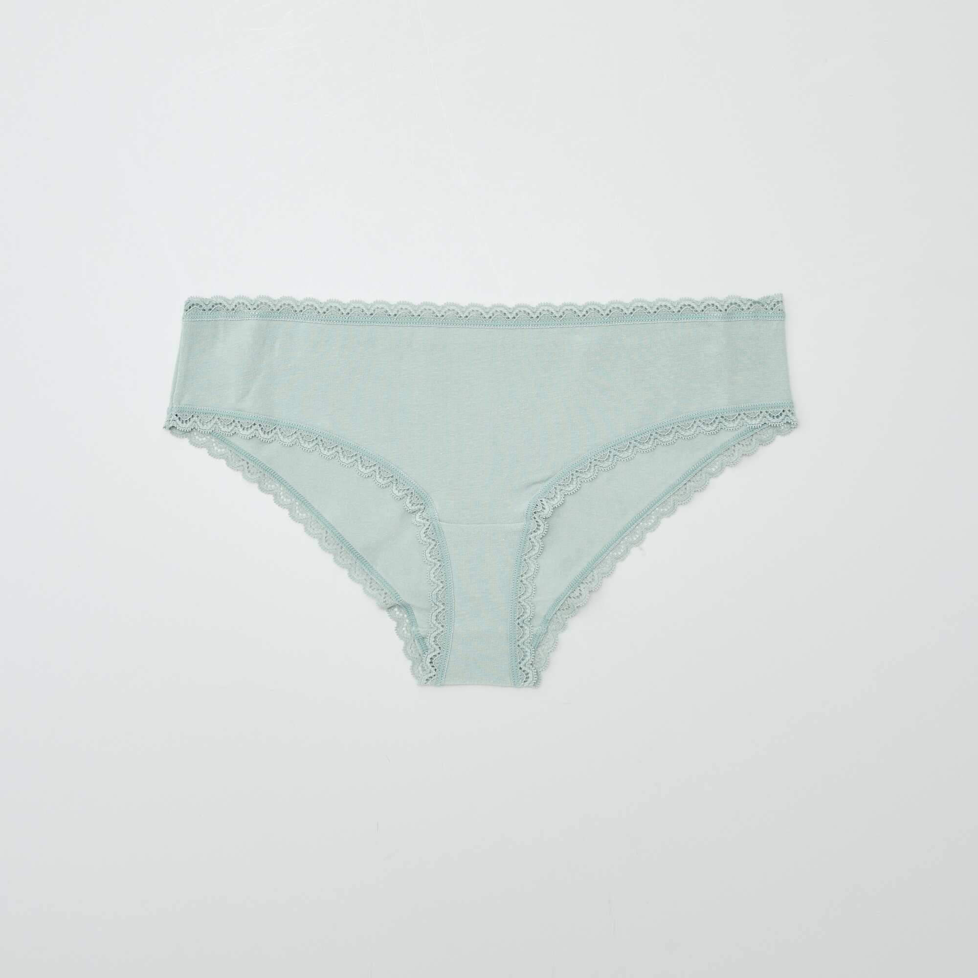 Pack of 2 cotton boy shorts GREEN - Image 5
