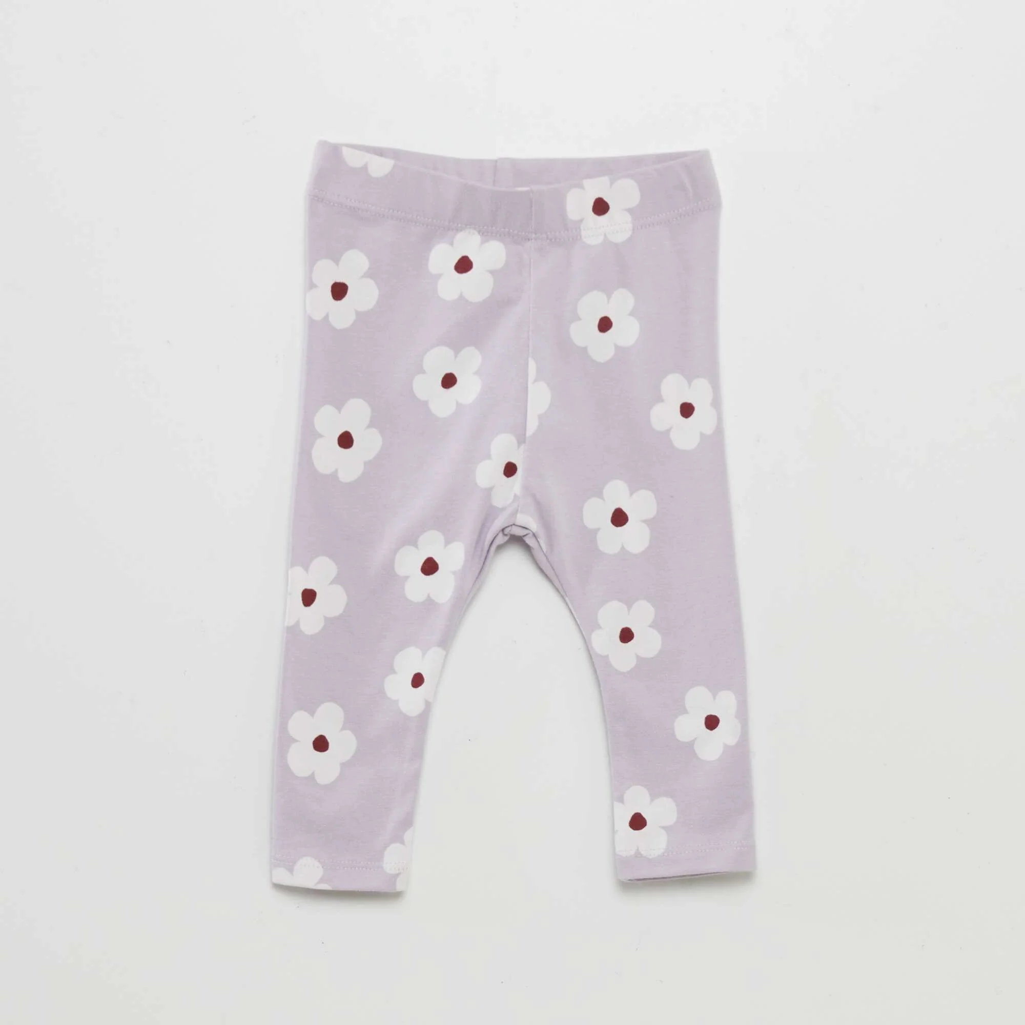 Pack of 2 long leggings WHITE - Image 3