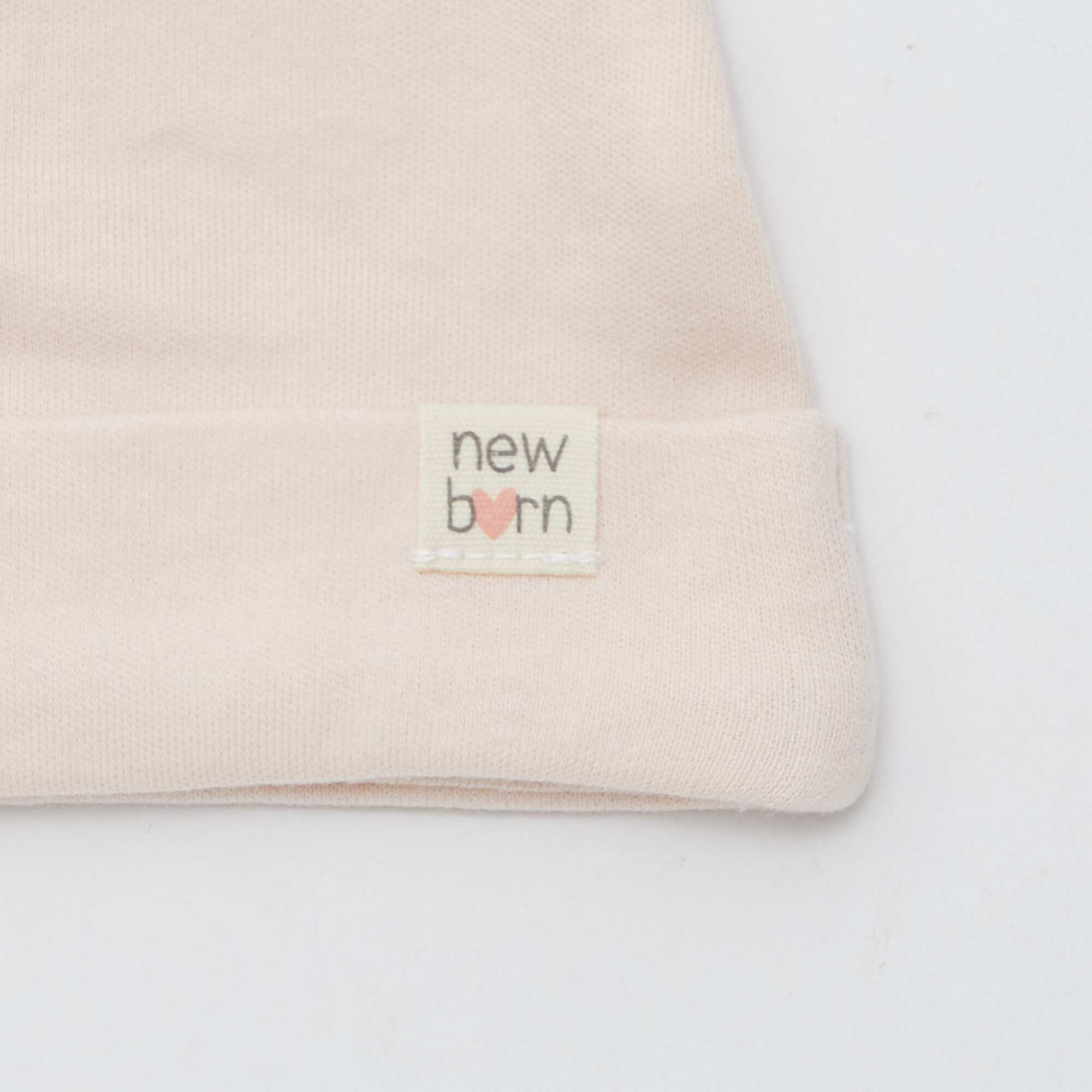 Pack of 2 newborn hats BEIGE - Image 4