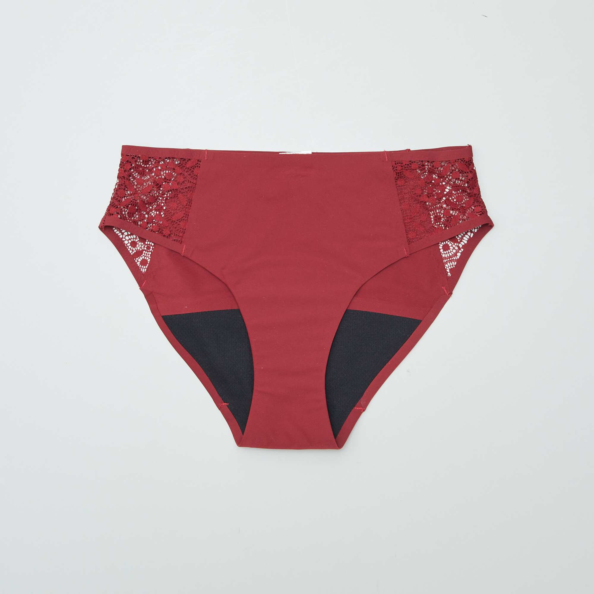 Pack of 2 pairs of light flow period pants RED - Image 4