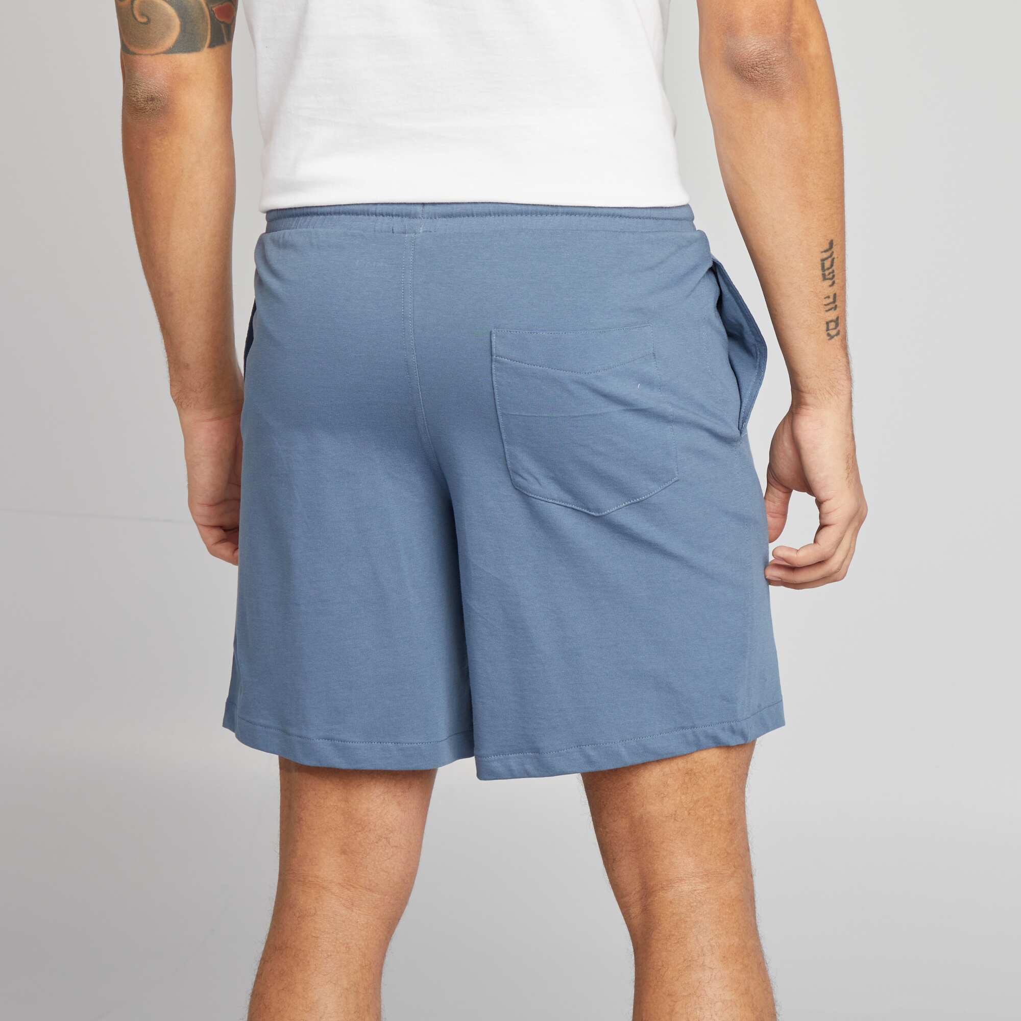 Pack of 2 pairs of night shorts BLUE - Image 4