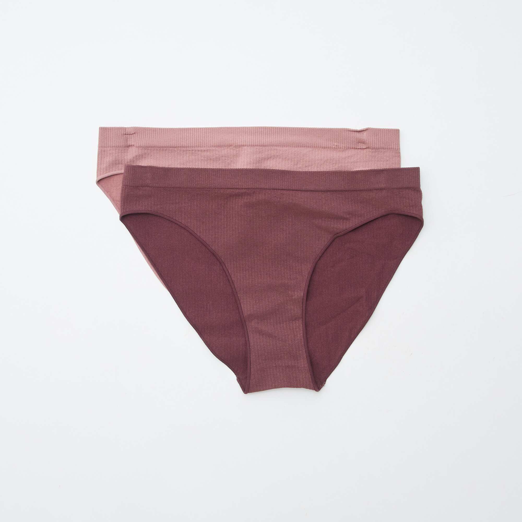 Pack of 2 pairs of plain briefs PINK