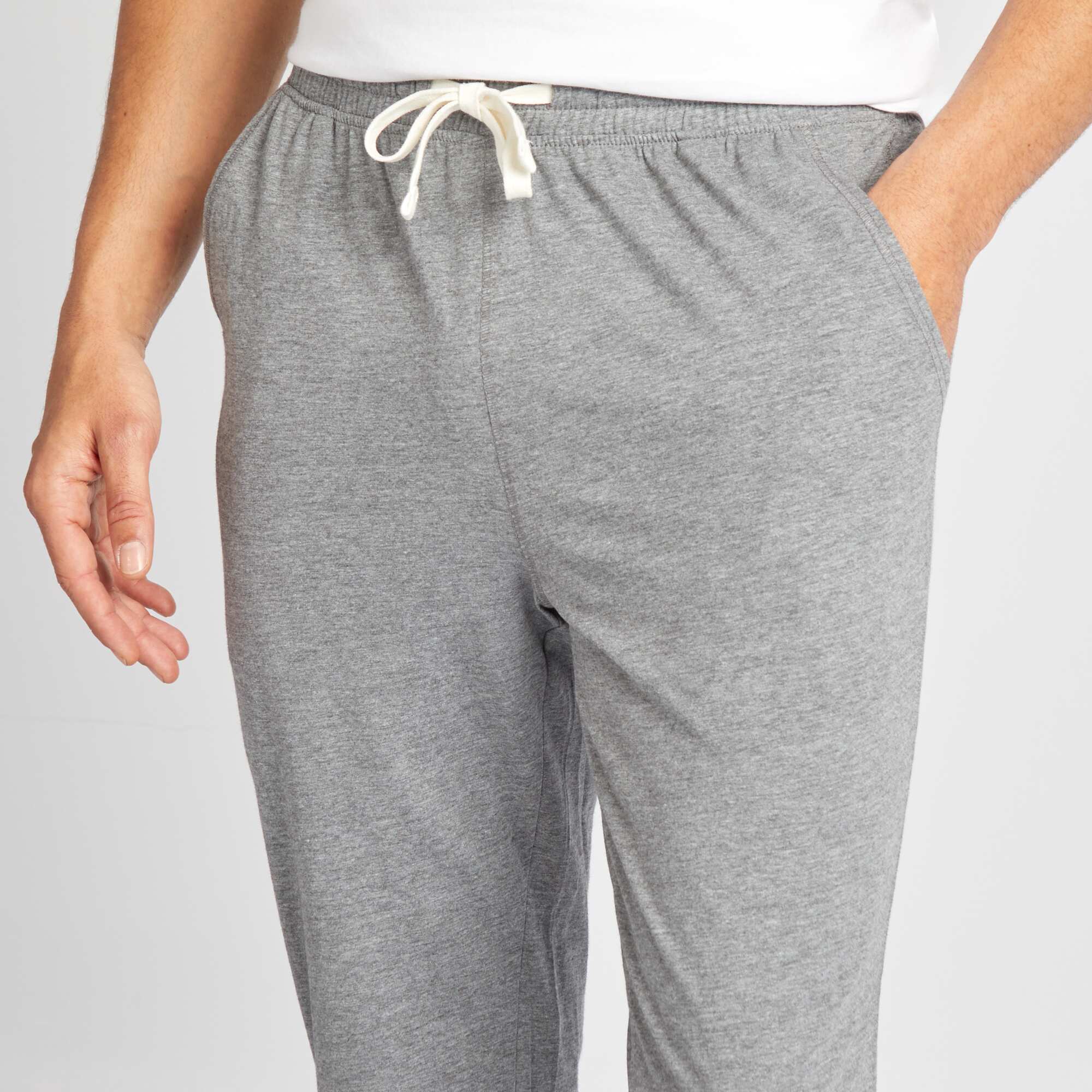 Pack of 2 pairs of pyjama bottoms! BLACK - Image 4